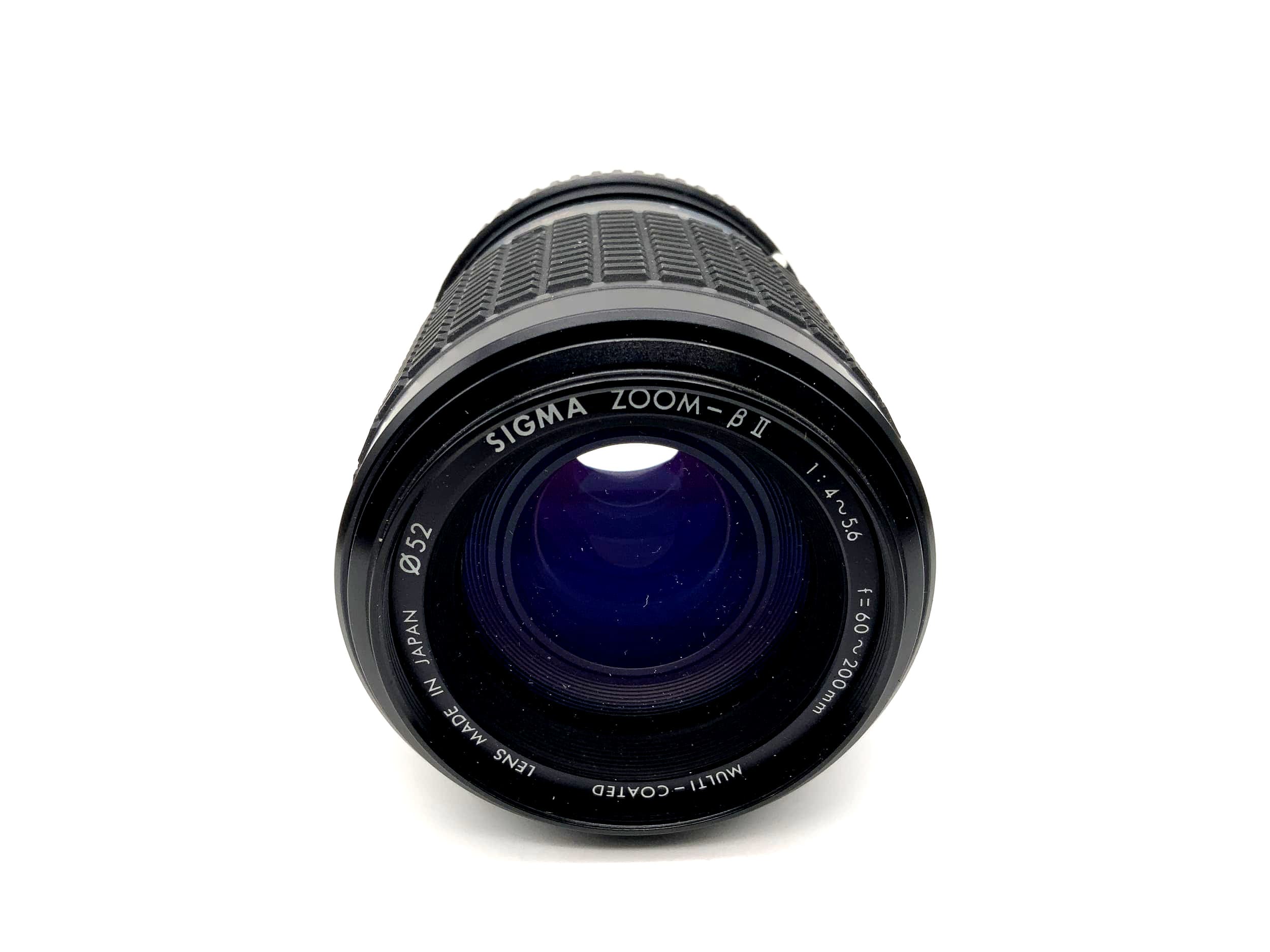 Objectif Sigma 60-200mm 1:4-5.6 Zoom multicouches ß II pour appareil photo (Pentax K)