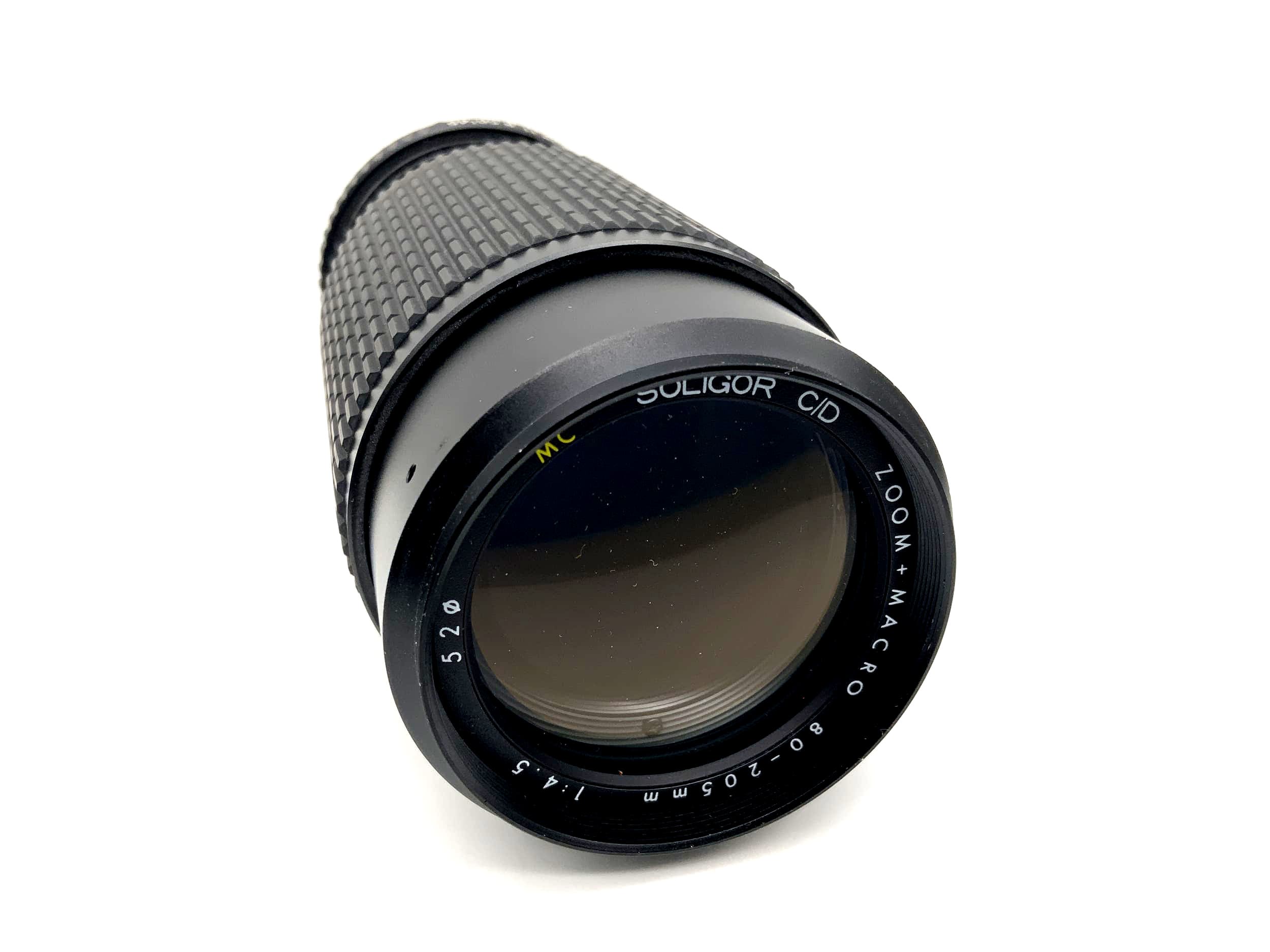 Soligor 80-205mm 1:4.5 Lens Zoom+Macro C/D MC Camera Lens (Nikon F)