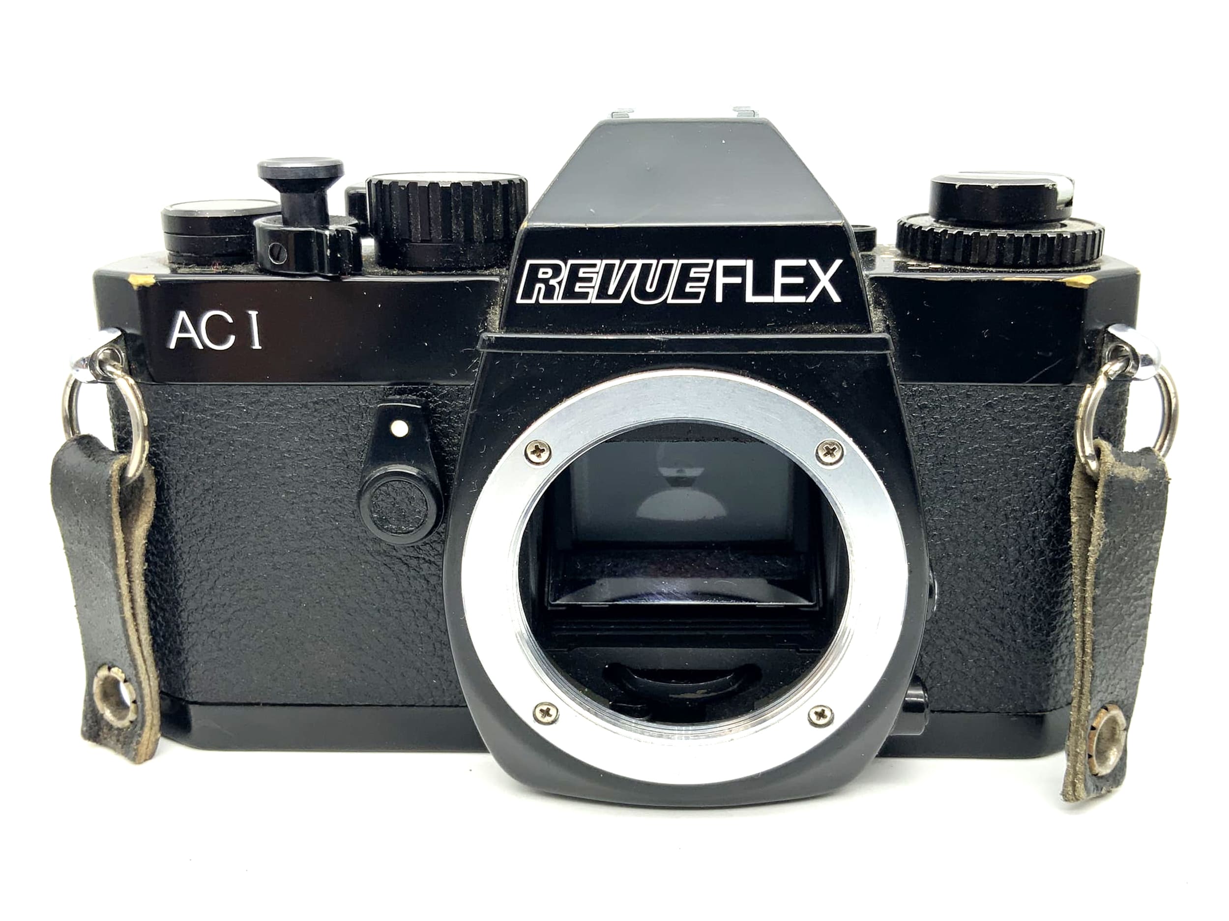 Appareil photo reflex 35 mm Revue Flex AC I, boîtier AC 1 ! Cellule posemétrique défectueuse !