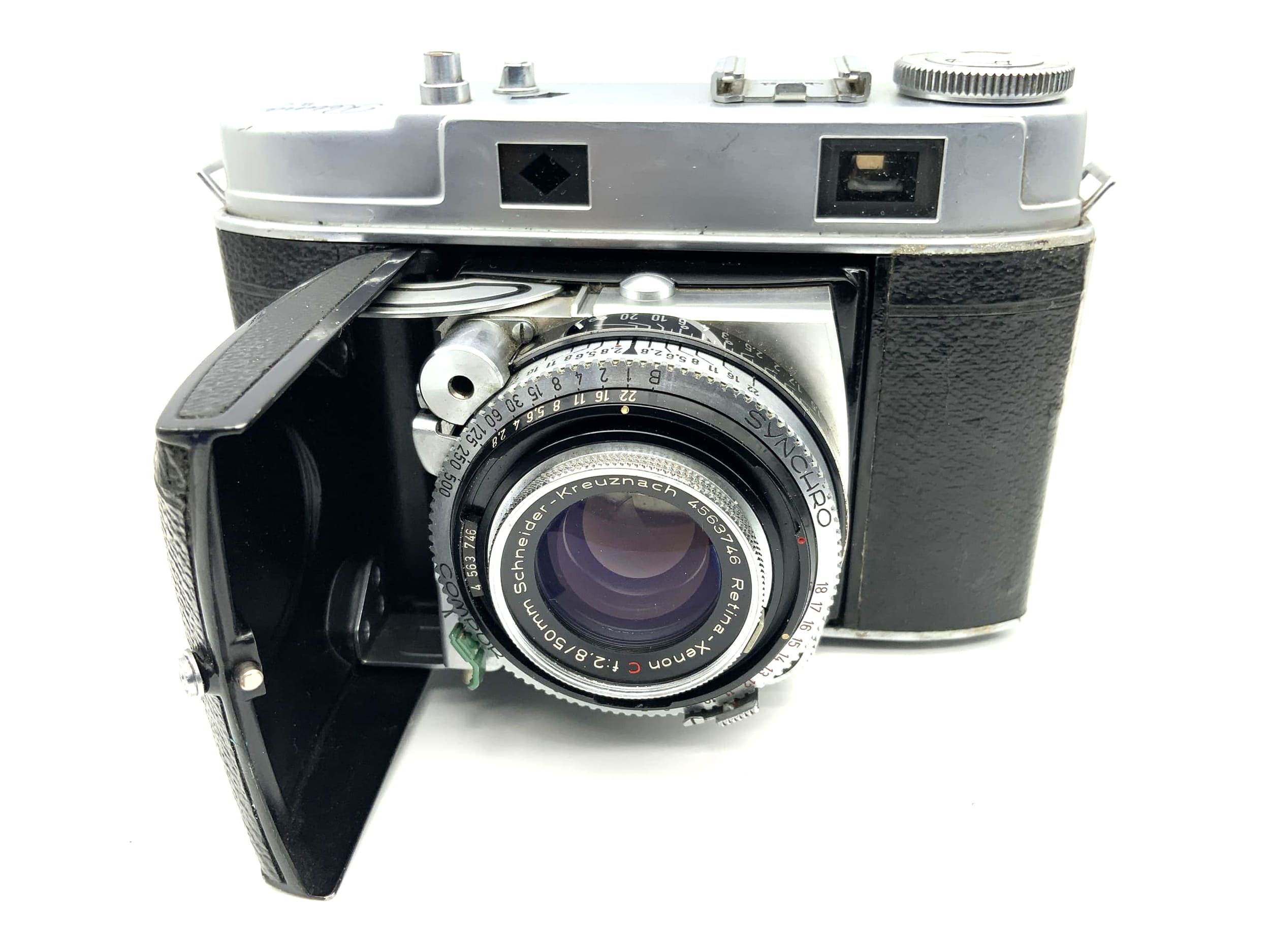 Kodak Retina IIc folding camera with xenon 1:2.8 50mm red C 2c Rangefinder Big C