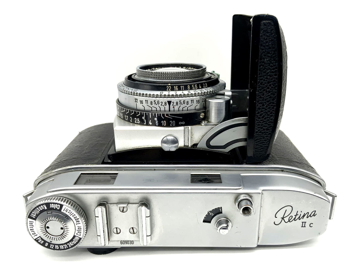 Appareil photo pliant Kodak Retina IIc avec objectif xénon rouge 50 mm 1:2.8 C 2c, télémètre Big C