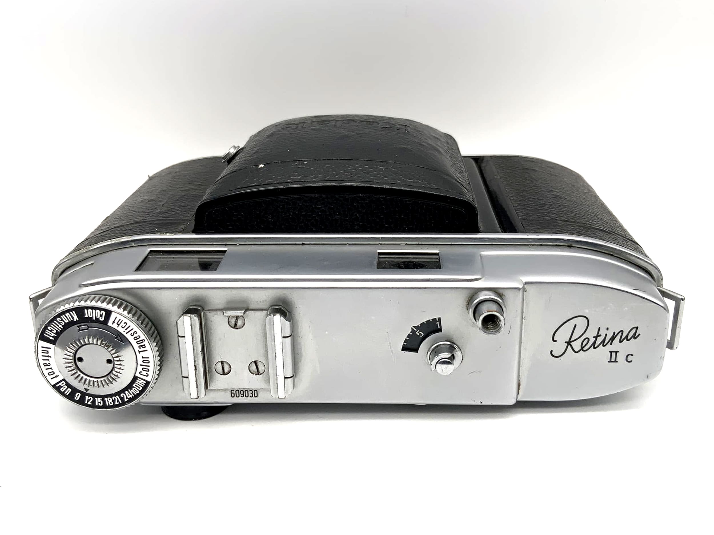 Appareil photo pliant Kodak Retina IIc avec objectif xénon rouge 50 mm 1:2.8 C 2c, télémètre Big C