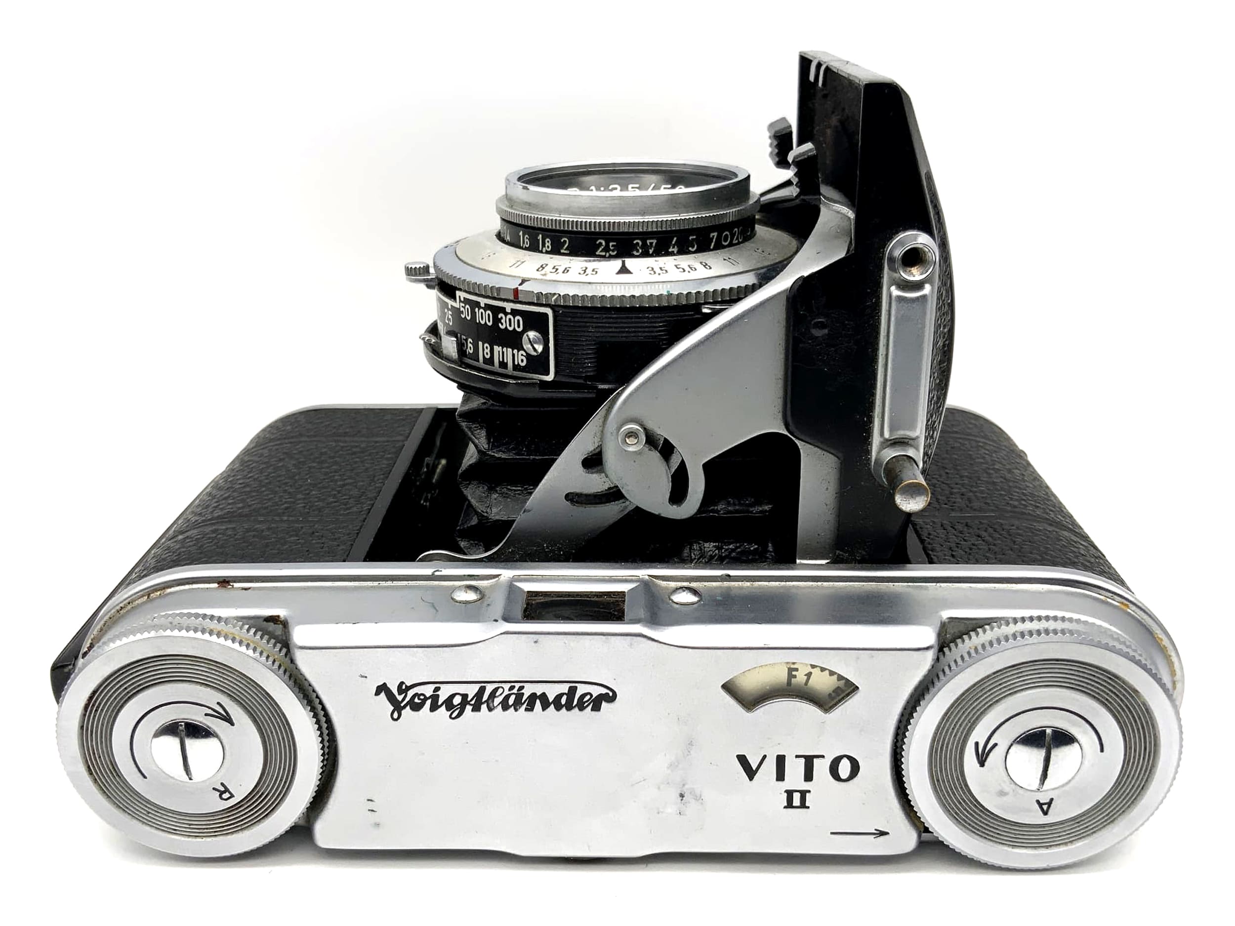 Appareil photo pliant Voigtländer Vito II avec Color Skopar 1:3.5 50mm 2 Prontor-S