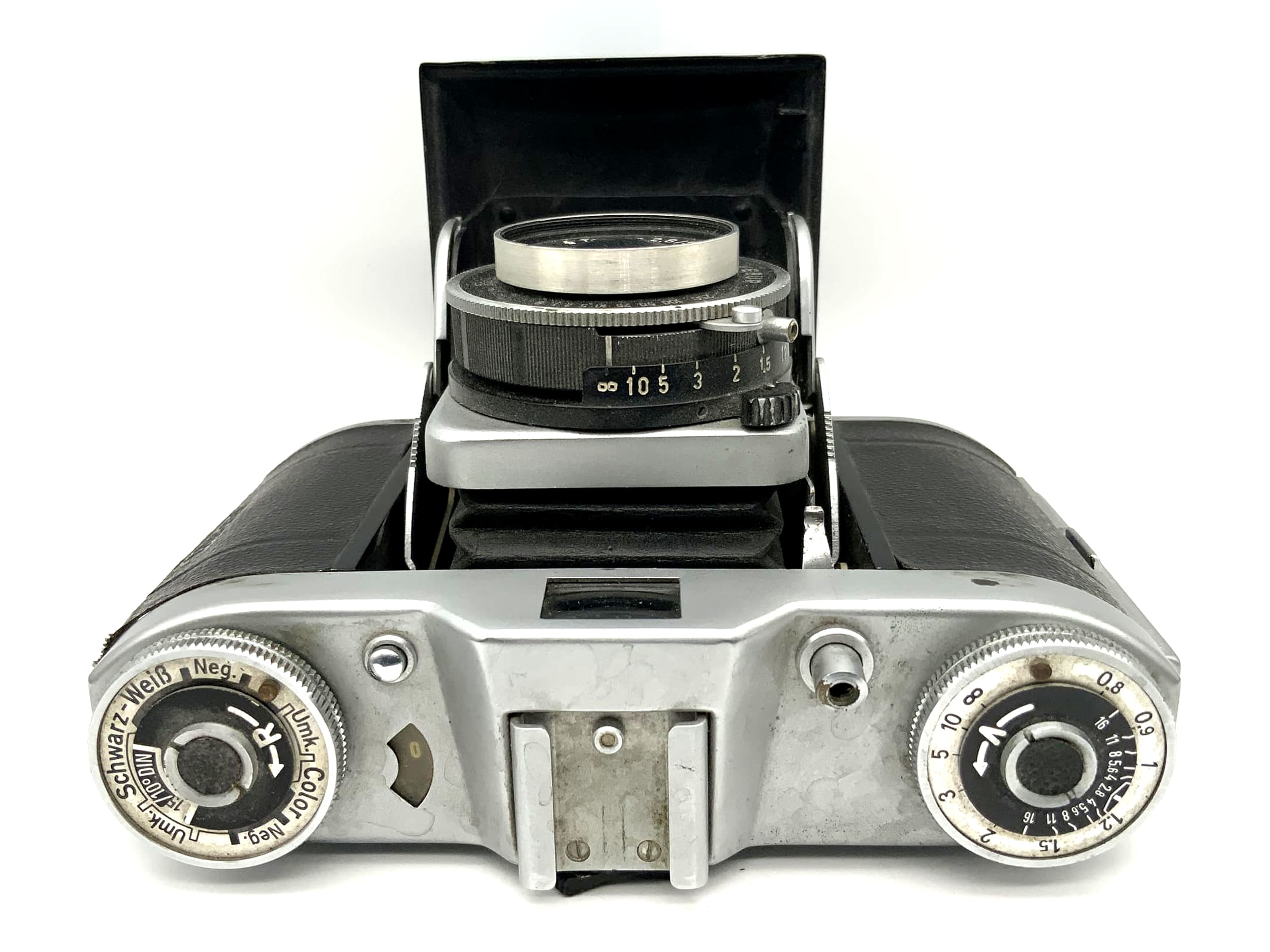 Appareil photo pliant Balda Beltica avec objectif Carl Zeiss Tessar 1:2.8 50mm Vebur