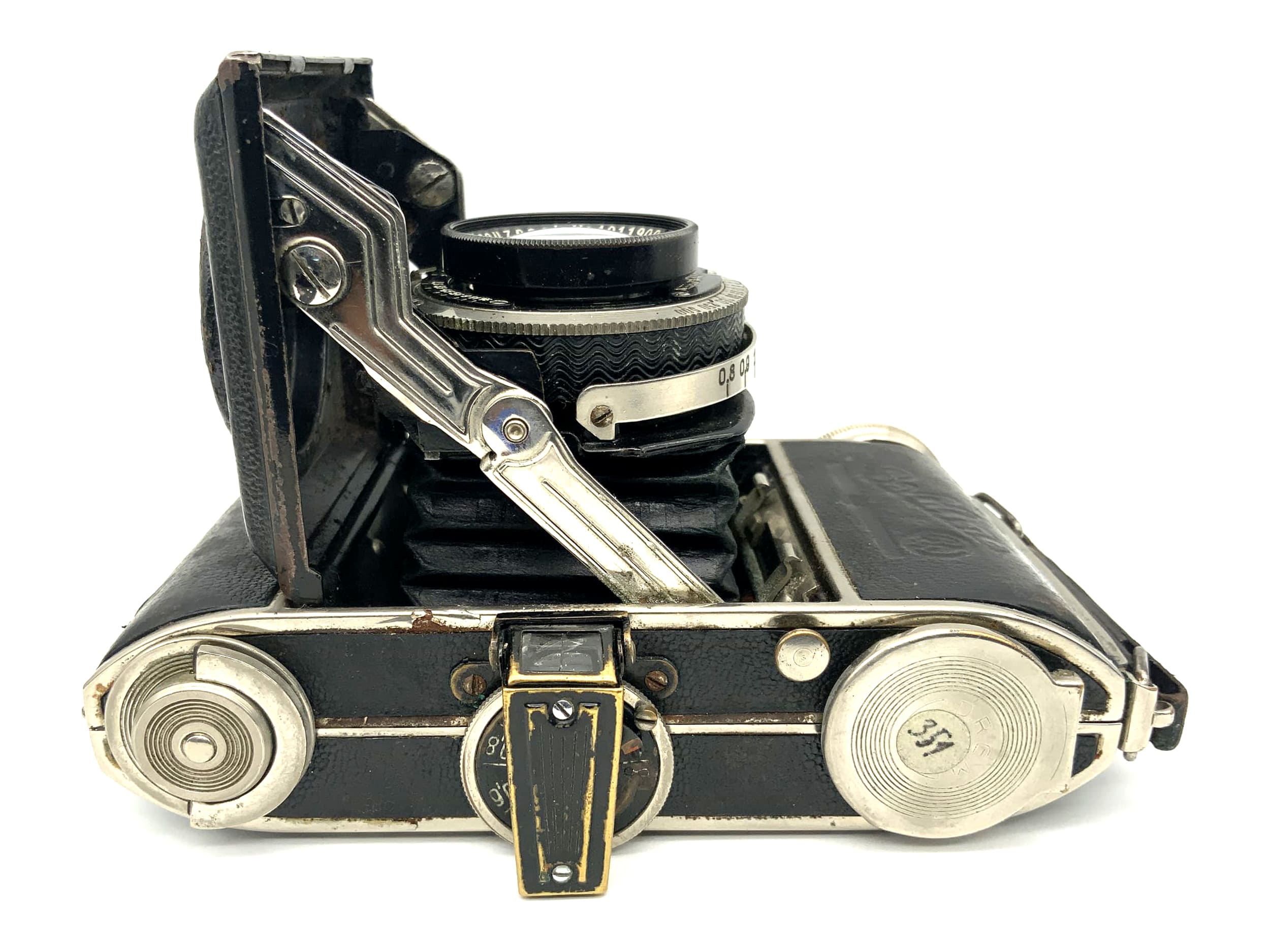 Balda Baldina folding camera with xenon 1:2 4.5cm DPR Schneider Kreuznach