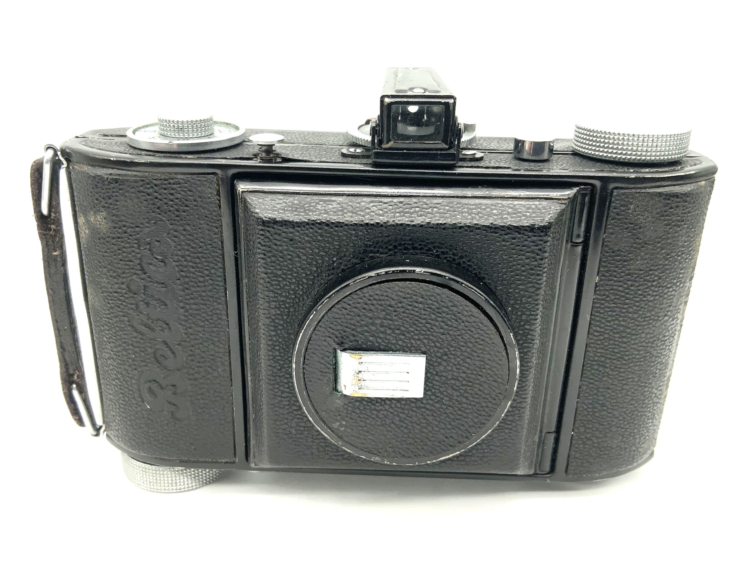 Appareil photo pliant Balda Beltica avec objectif Meritar 1:2.9 50 mm rouge V Ovus E.Ludwig