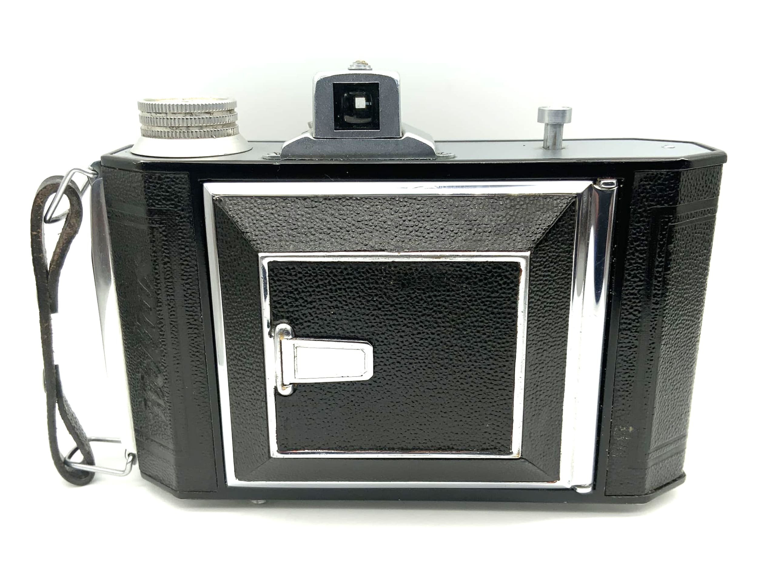 Appareil photo pliant Welta Weltax avec objectif Meyer Optik Trioplan 1:3.5 75 mm rouge V Junior