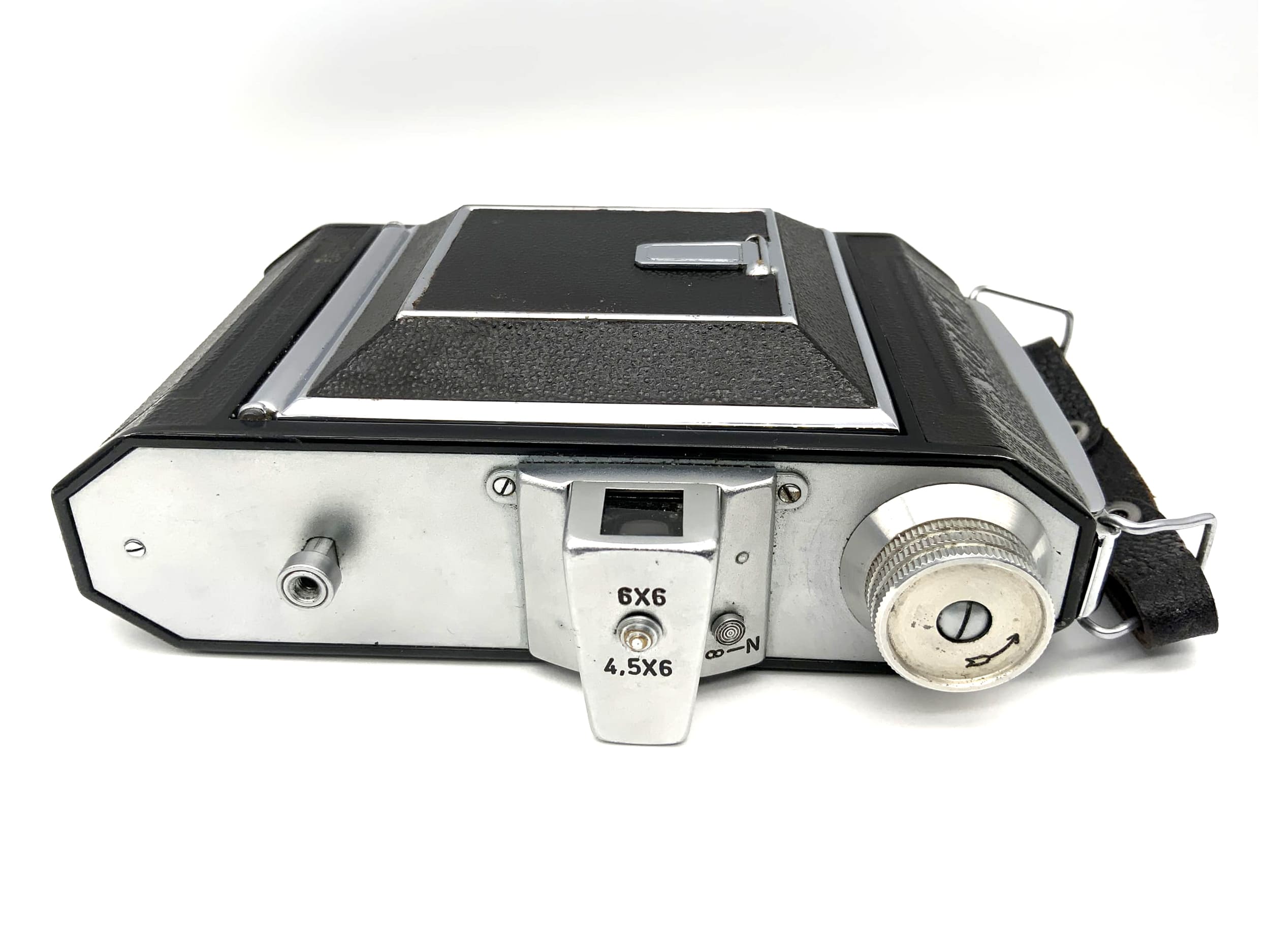 Appareil photo pliant Welta Weltax avec objectif Meyer Optik Trioplan 1:3.5 75 mm rouge V Junior