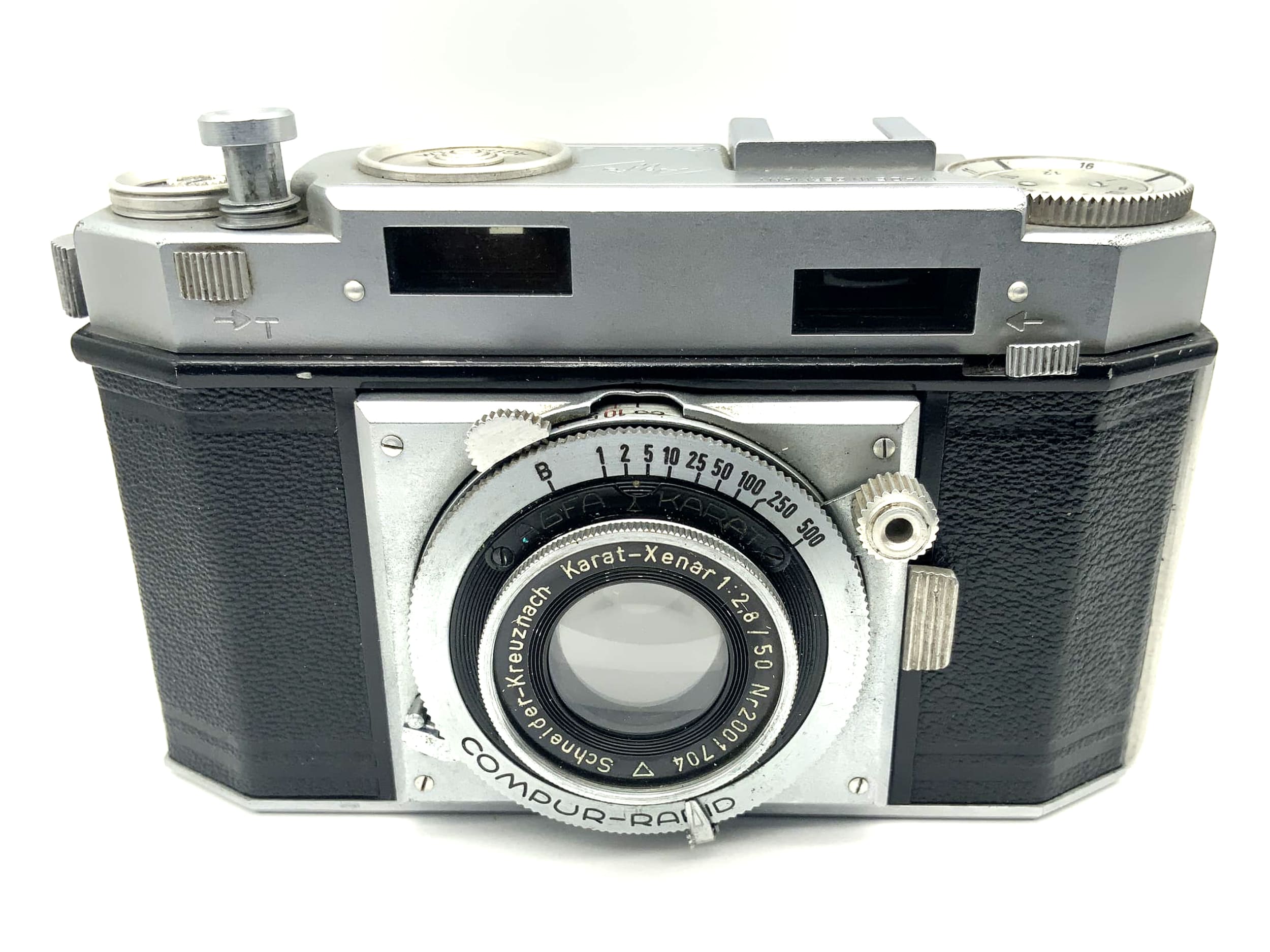 Appareil photo pliable Agfa Karat 12 avec Xenar 1:2,8 50 mm Schneider Kreuznach Compur-Rapid