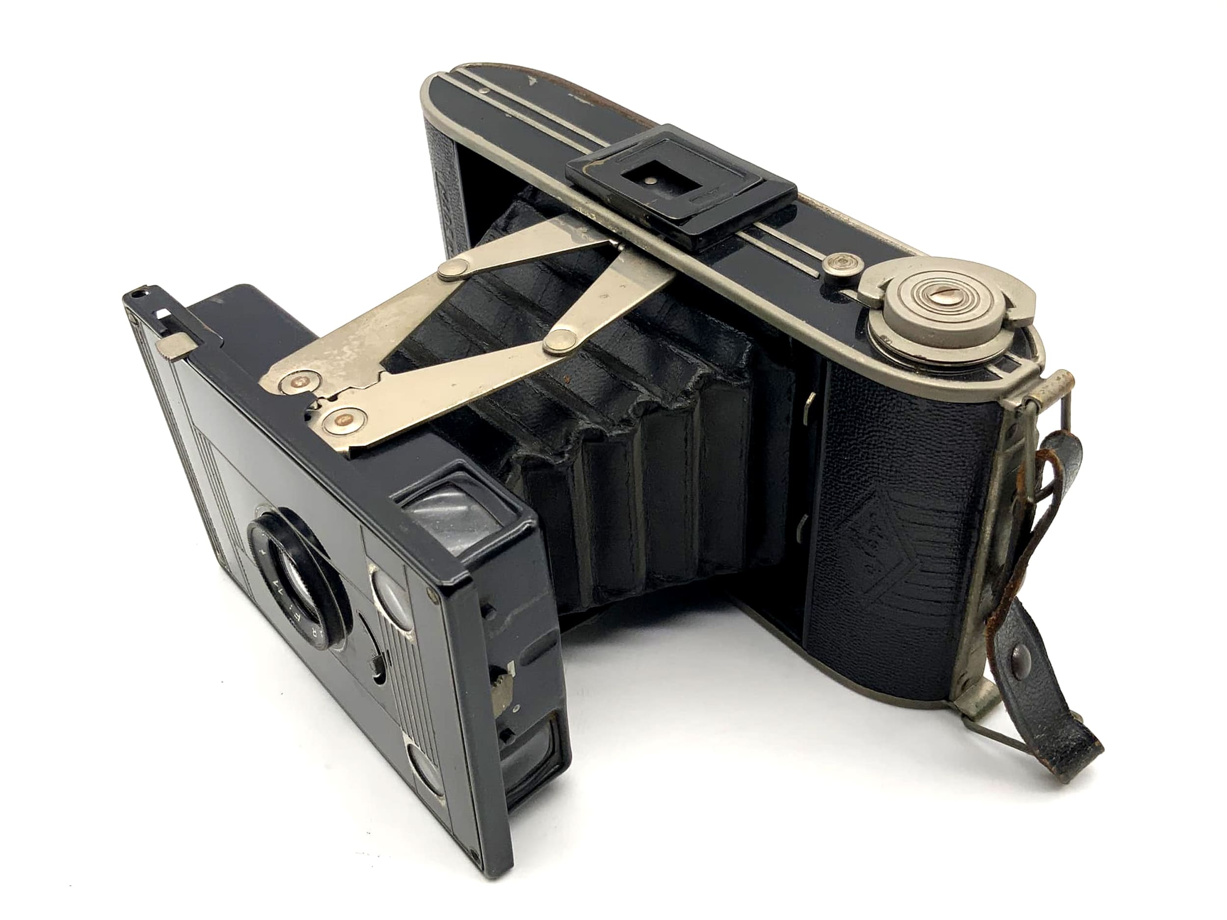 Agfa Billy-Clack folding camera with Bilinar 1:11 roll film, bellows camera, analog