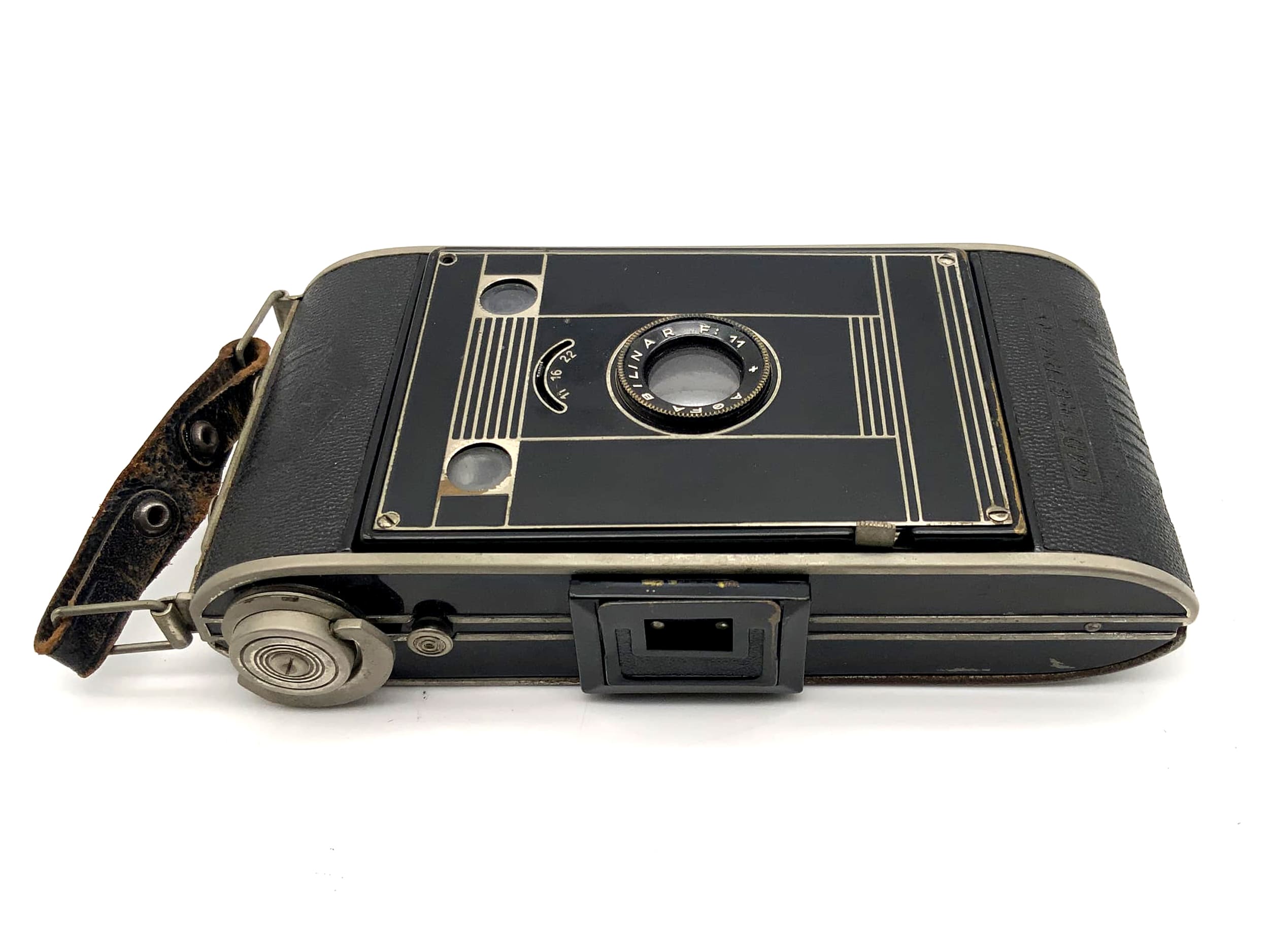 Agfa Billy-Clack folding camera with Bilinar 1:11 roll film, bellows camera, analog