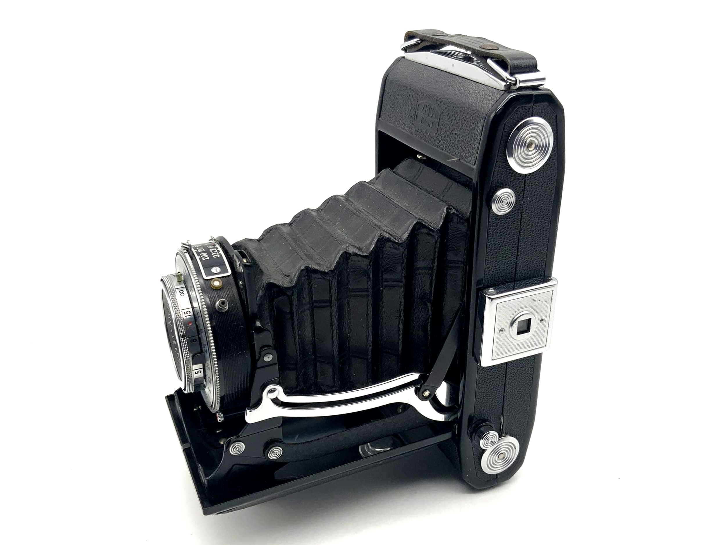 Appareil photo pliant Zeiss Ikon Nettar 515/2 avec objectif Novar Anastigmat 1:4.5 105mm Pronto