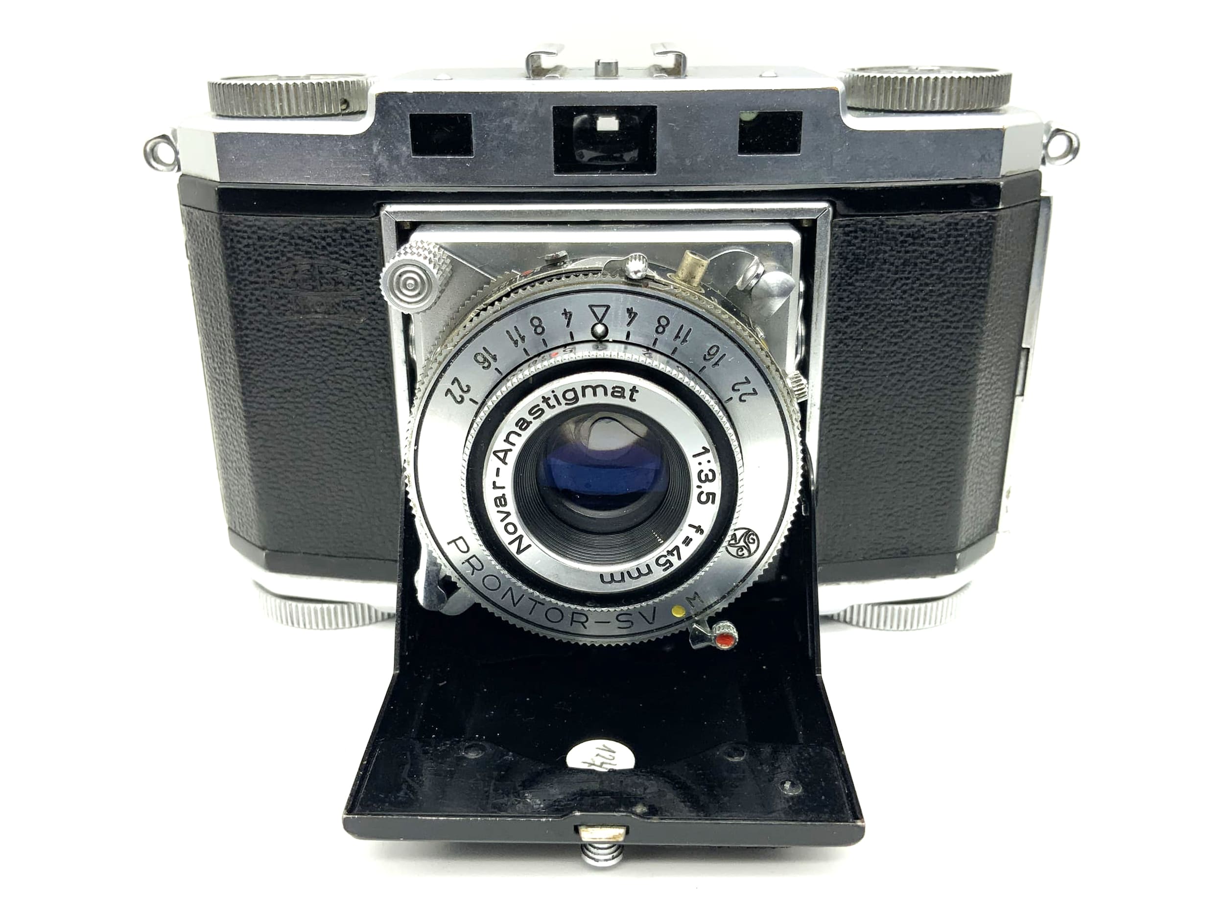 Appareil photo pliant Zeiss Ikon Contina 524/24, objectif Novar-Anastigmat 1:3.5 45 mm Prontor-SV