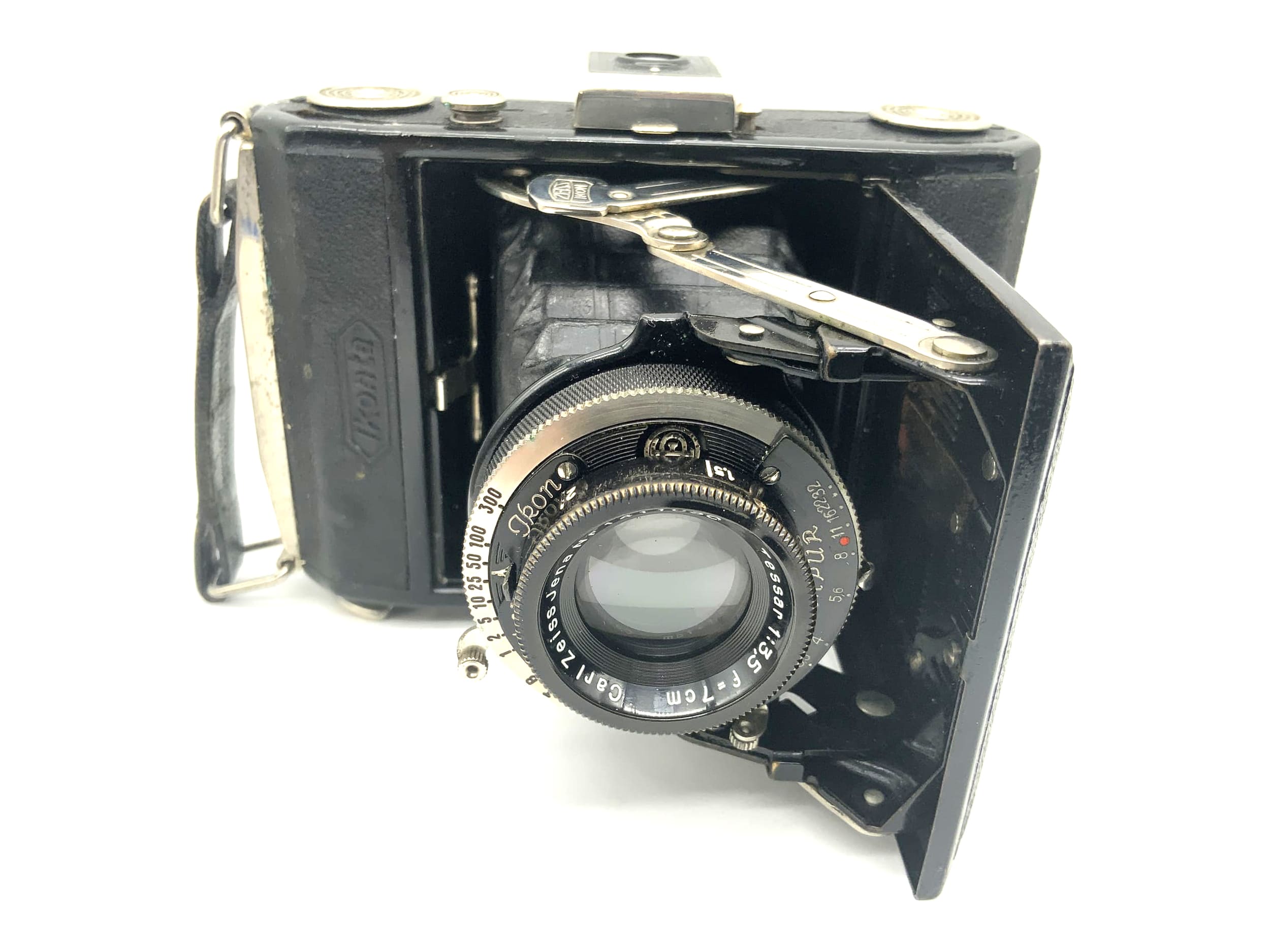 Appareil photo pliant Zeiss Ikonta 520 avec objectif Carl Zeiss Tessar 1:3.5 7cm 70mm Compur