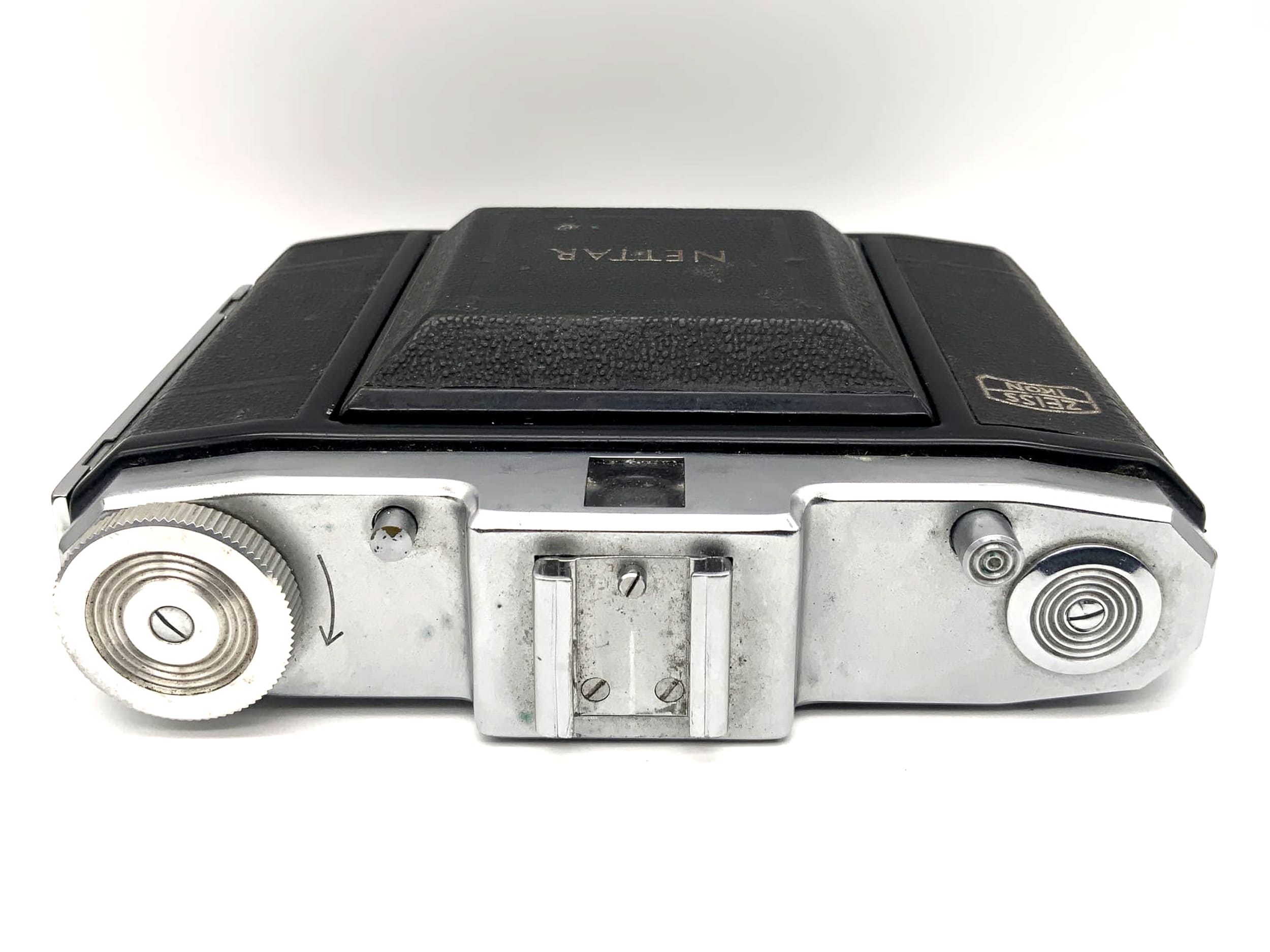 Appareil photo pliant Zeiss Ikon Nettar 517/16 avec objectif Novar Anastigmat 1:4.5 75 mm Pronto