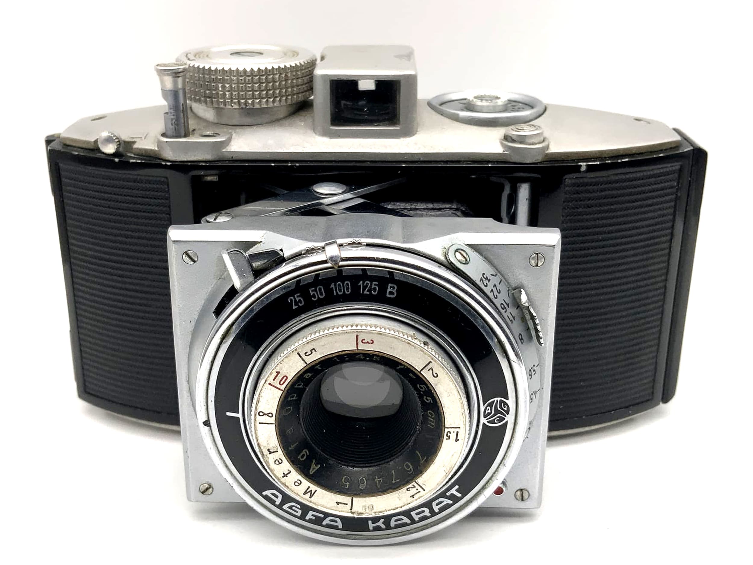 Appareil photo pliant Agfa Karat avec objectif Oppar 1:4.5 5,5 cm 55 mm