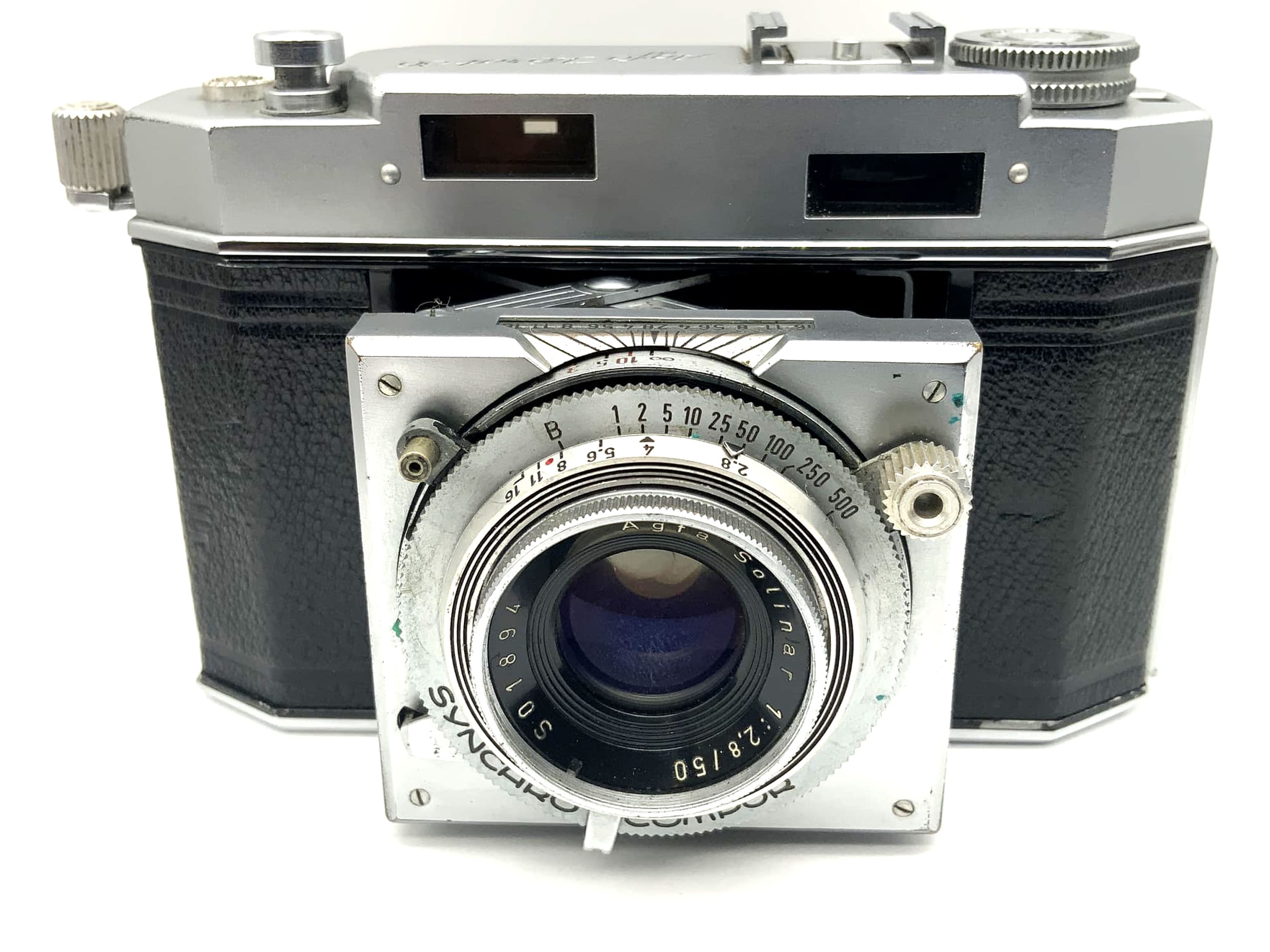 Appareil photo pliant Agfa Karat 36 avec objectif Solinar 1:2.8 50 mm Synchro-Compur
