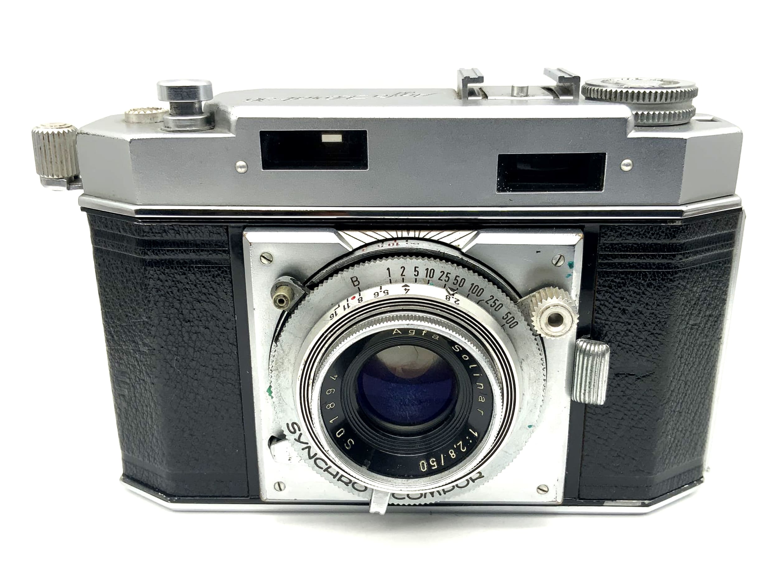 Appareil photo pliant Agfa Karat 36 avec objectif Solinar 1:2.8 50 mm Synchro-Compur