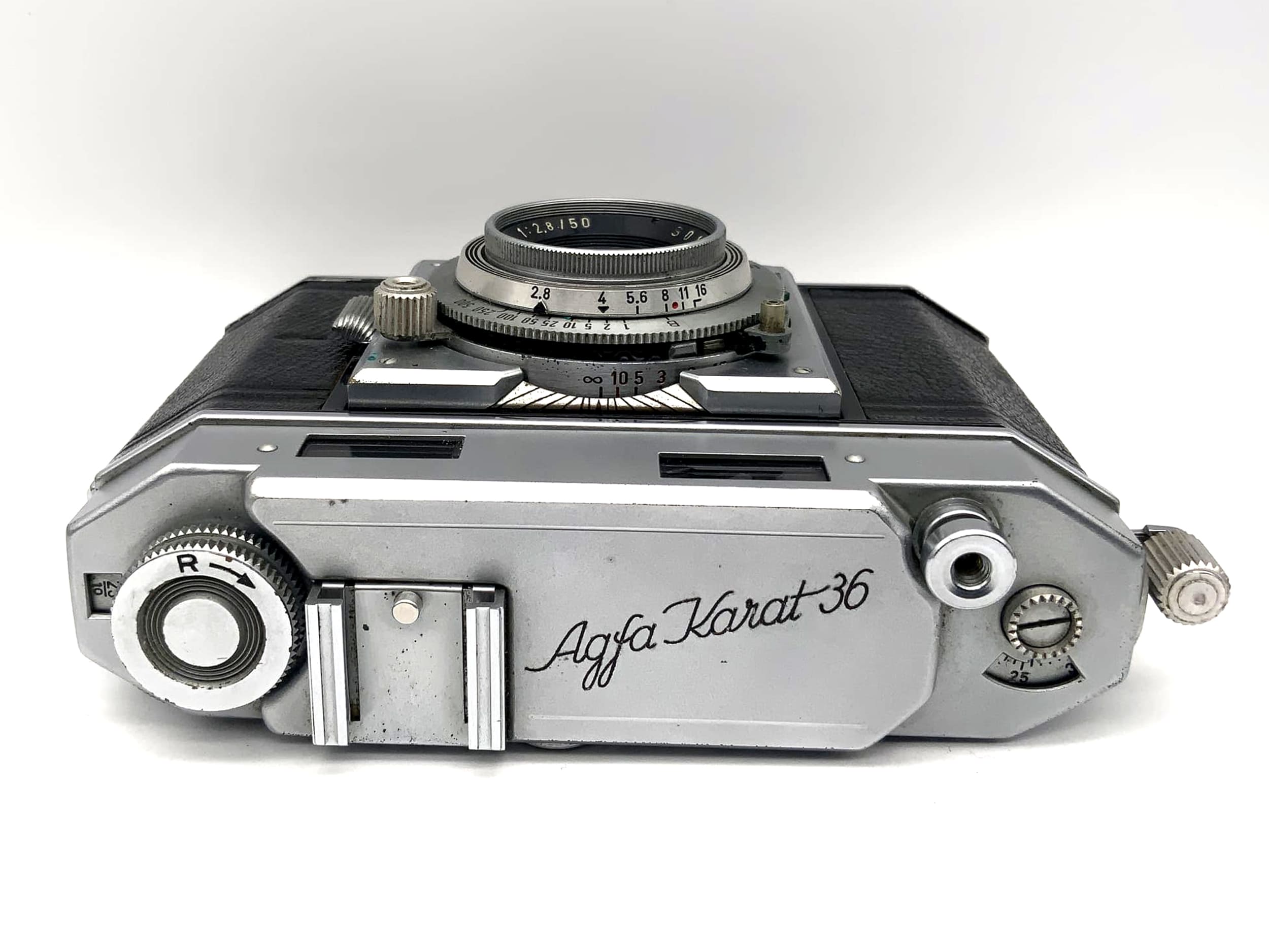 Appareil photo pliant Agfa Karat 36 avec objectif Solinar 1:2.8 50 mm Synchro-Compur