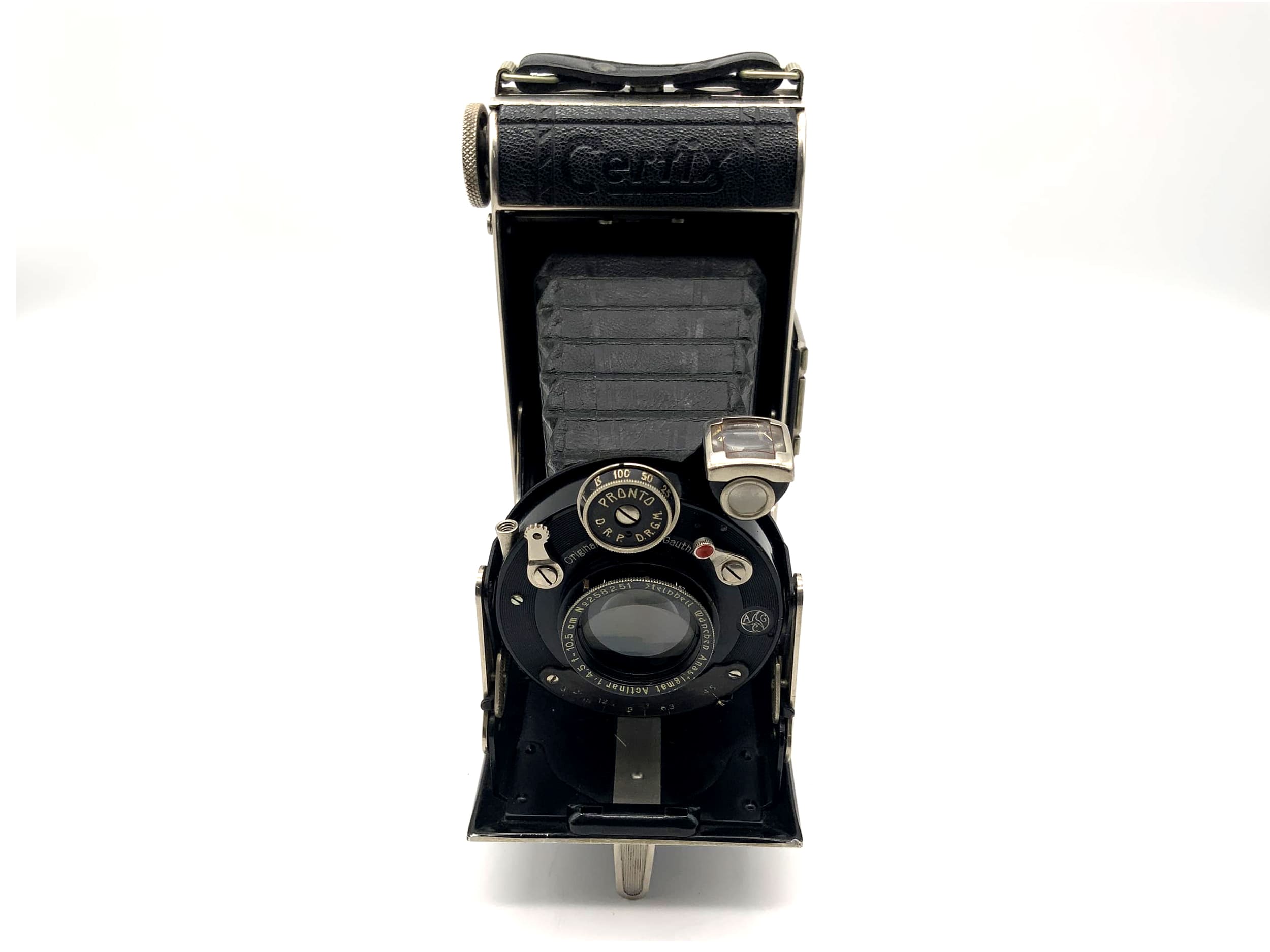 Appareil photo pliant Certo Certix avec objectif Anastigmat Actinar 1:4,5 10,5 cm 105 mm