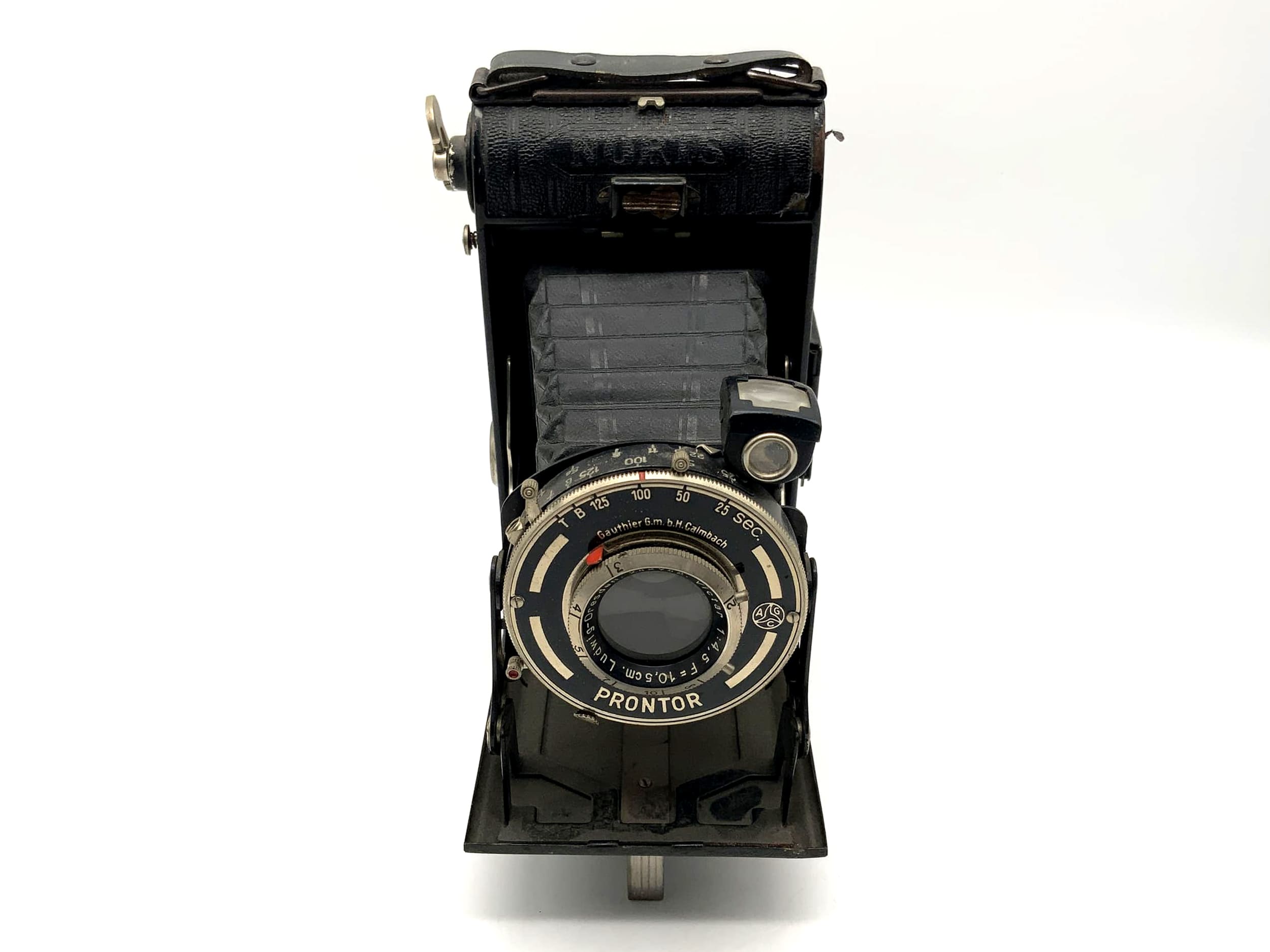 Appareil photo pliant Noris Prontor avec objectif Victar 1:4.5 10,5 cm, Ludwig-Dresden