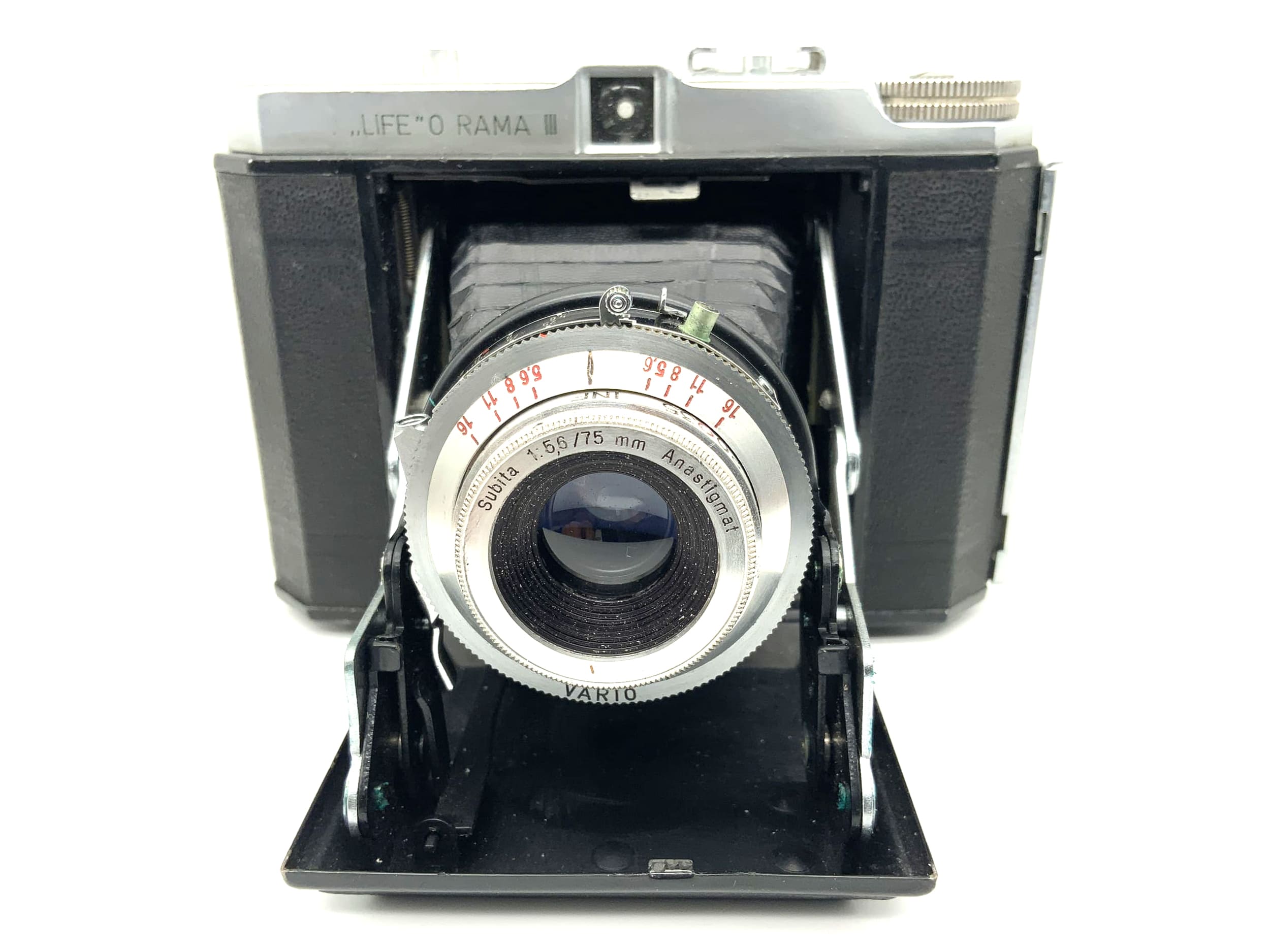 Appareil photo pliant Life O Rama III avec objectif Subita 1:5.6 75mm 3 Vario