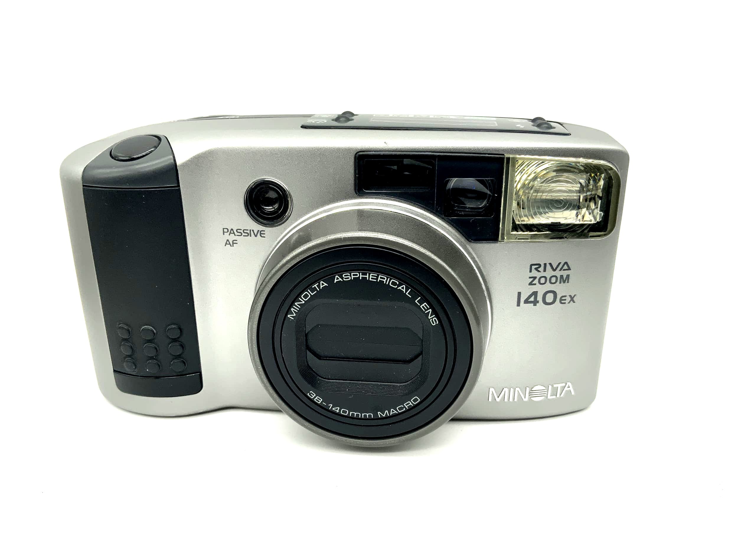 Minolta Riva Zoom 140 EX Appareil photo compact 35 mm avec objectif macro 38-140 mm