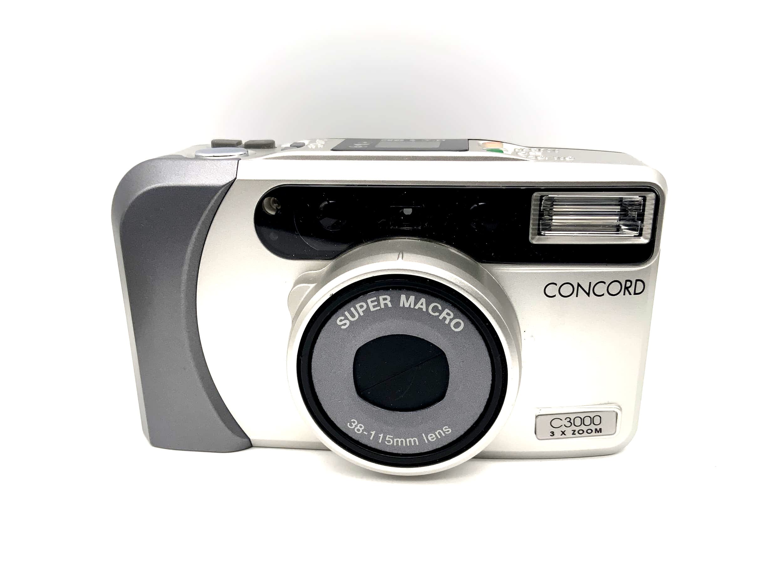 Appareil photo compact Concord C3000 Point&amp;Shoot avec objectif super macro 38-115 mm, format 35 mm