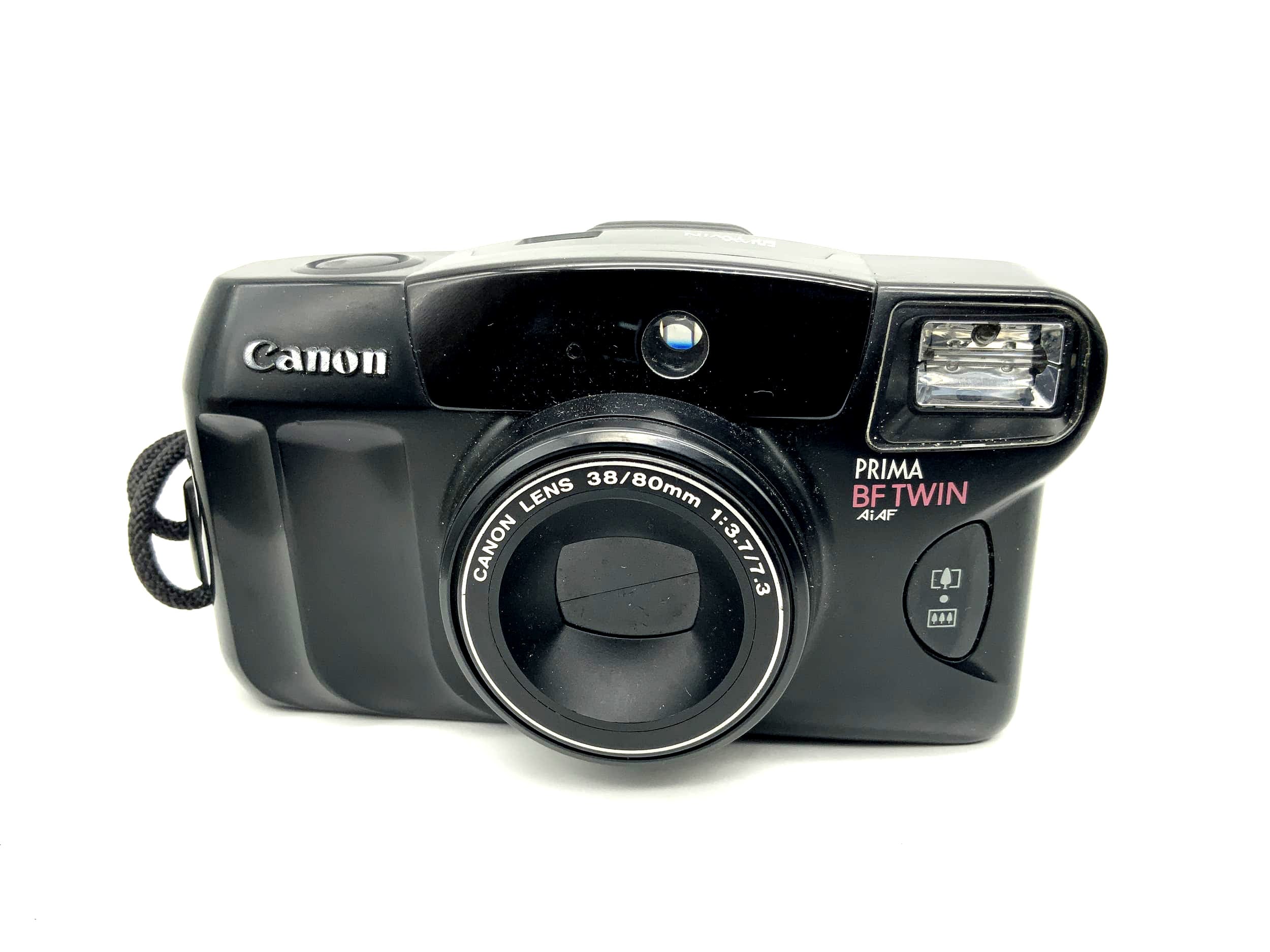 Appareil photo compact Canon Prima BF Twin Point&amp;Shoot avec objectif 38/80 mm 1:3,7/7,3, format 35 mm