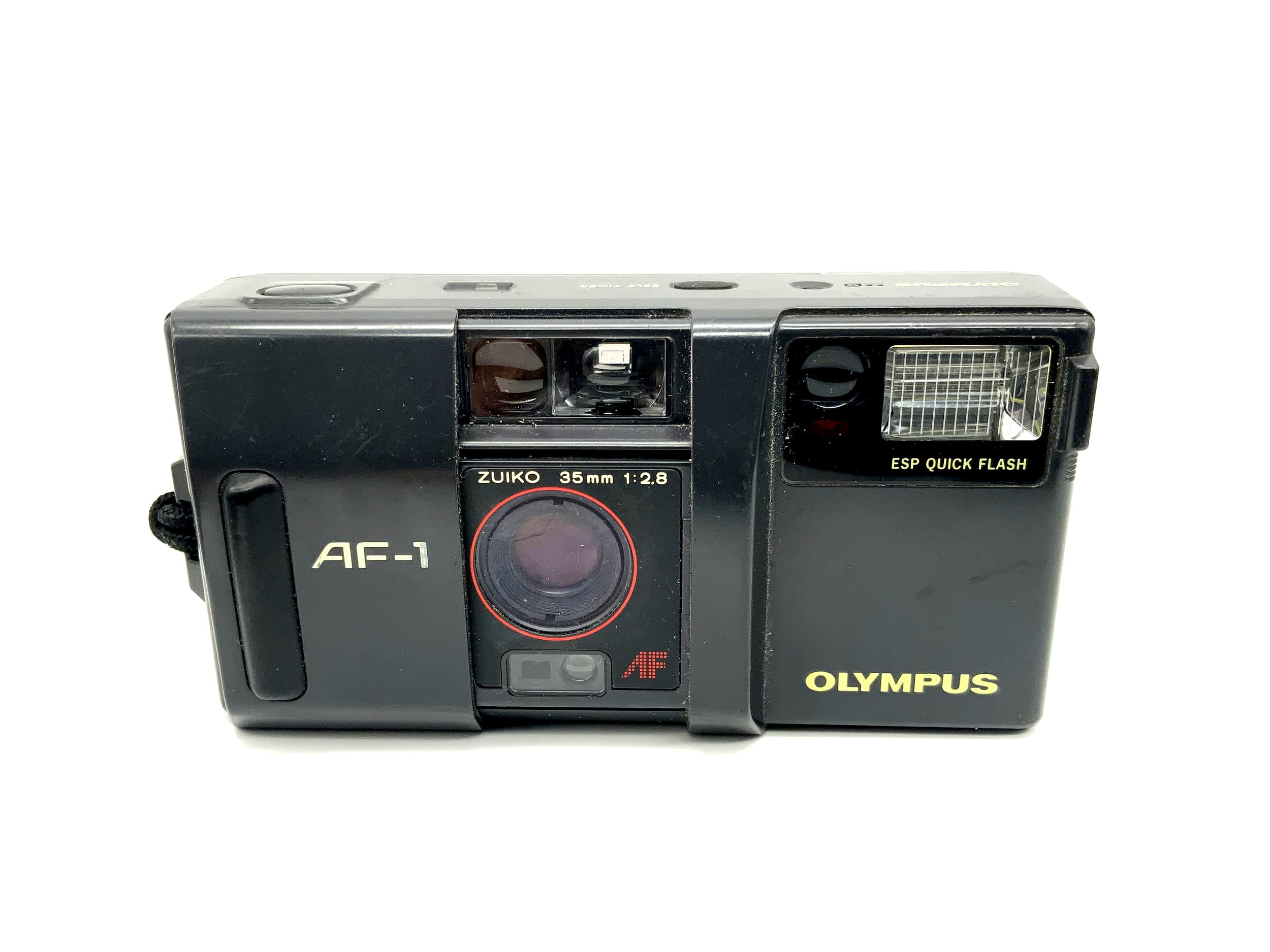 Olympus AF-1 Point&amp;Shoot avec objectif Zuiko 2.8/35 mm, appareil photo compact argentique, 35 mm