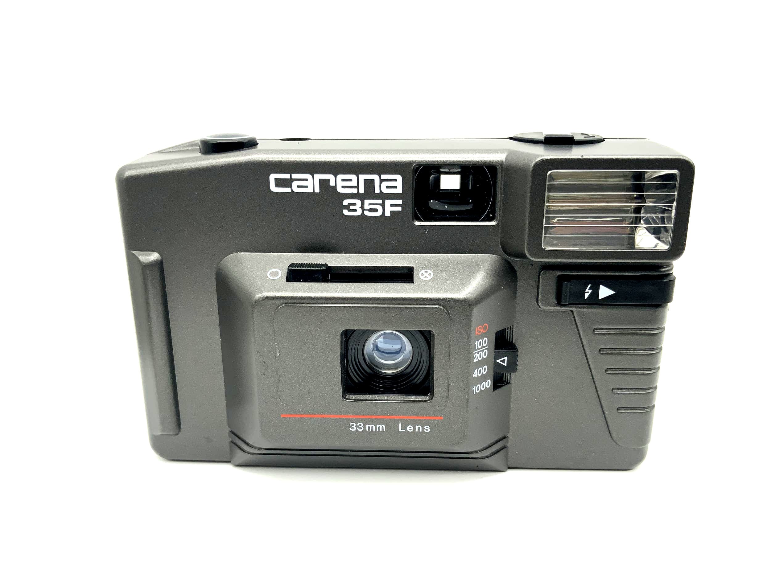 Appareil photo compact Carena 35F Point&amp;Shoot 33 mm, appareil photo argentique 35 mm ! Flash défectueux !