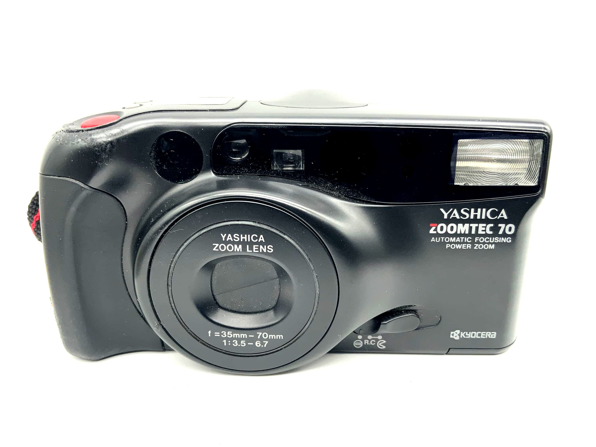 Appareil photo compact Yashica Zoomtec 70 avec objectif 35-70 mm 1:3,5-6,7 ! Flash défectueux !