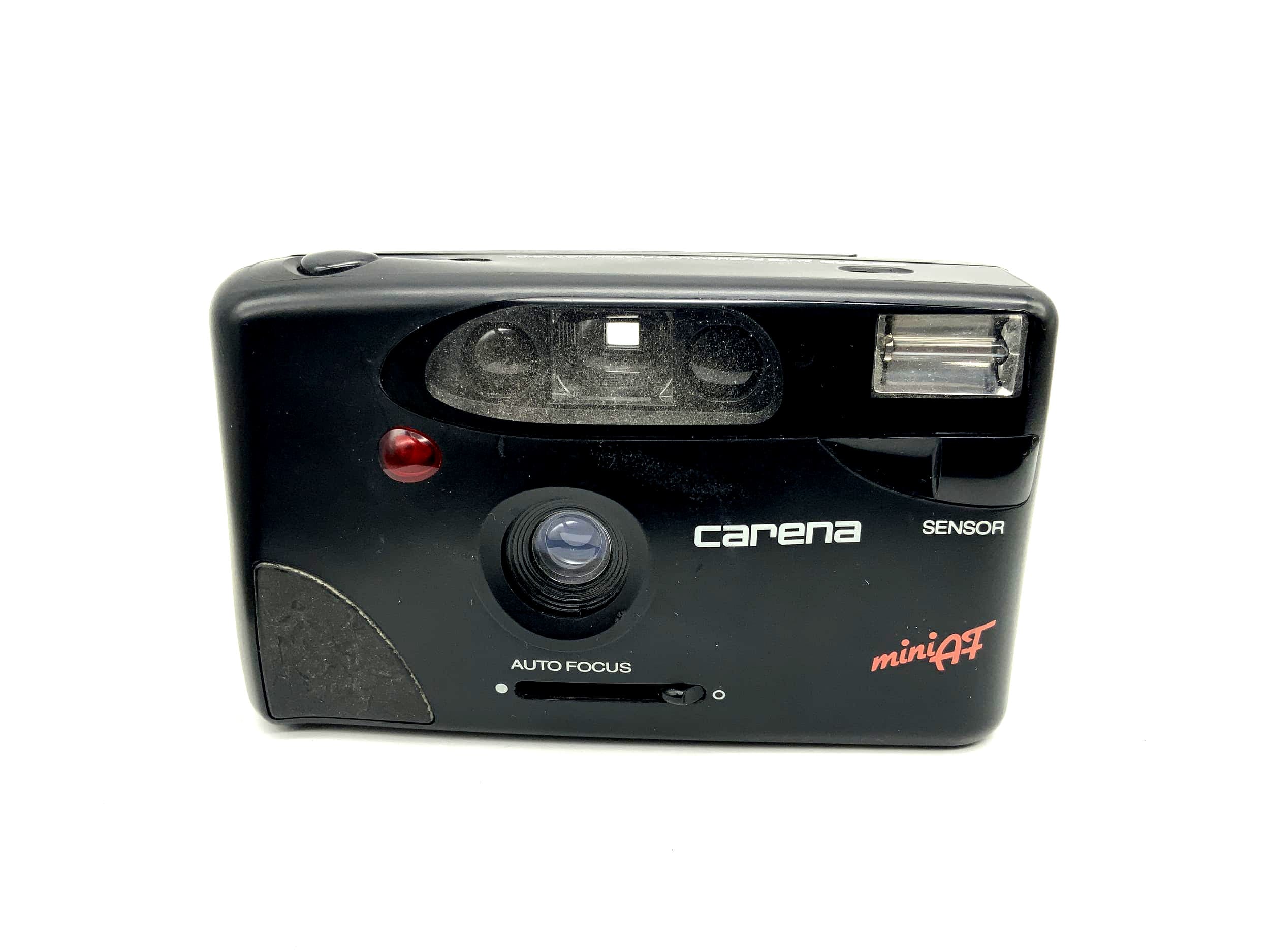 Appareil photo compact Carena mini AF Point&amp;Shoot, appareil photo argentique, 35 mm ! Flash défectueux !
