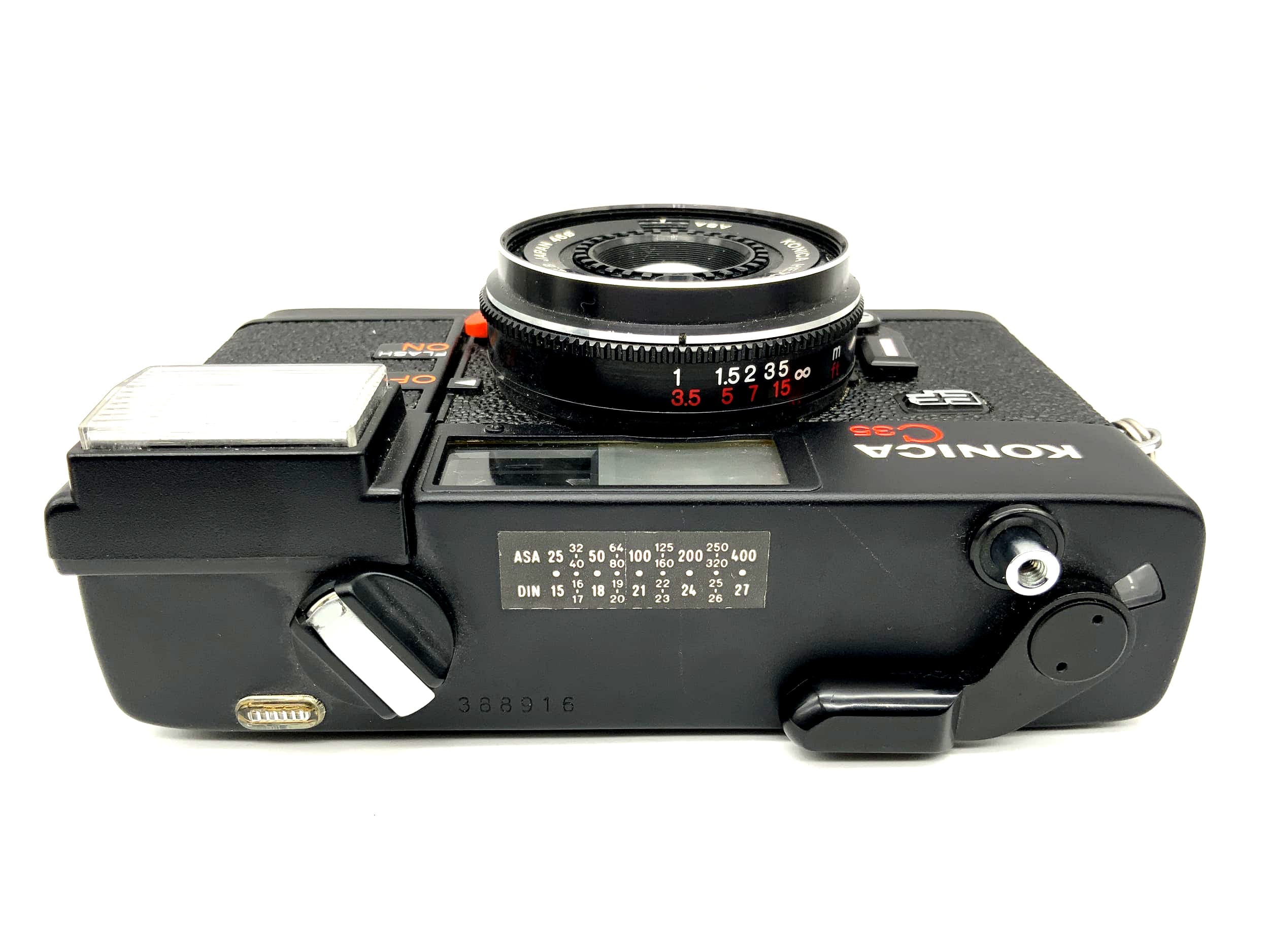 Konica C35 Point&amp;Shoot avec Hexanon F2.8/38mm, appareil photo compact analogique 35 mm