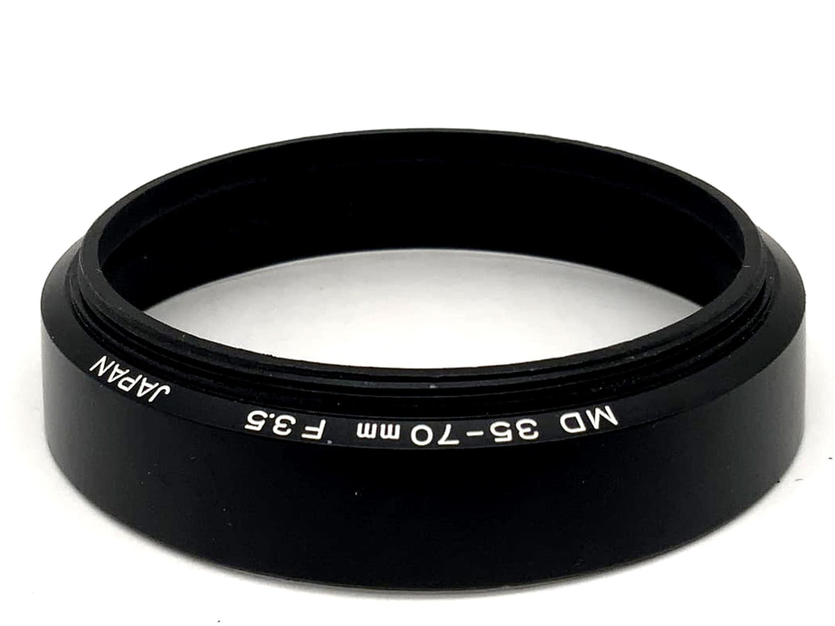 Pare-soleil pour objectif Minolta MD 35-70 mm F3.5 (compatible MD-Rokkor)