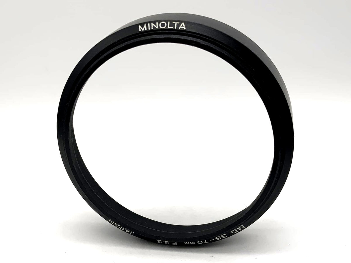 Pare-soleil pour objectif Minolta MD 35-70 mm F3.5 (compatible MD-Rokkor)