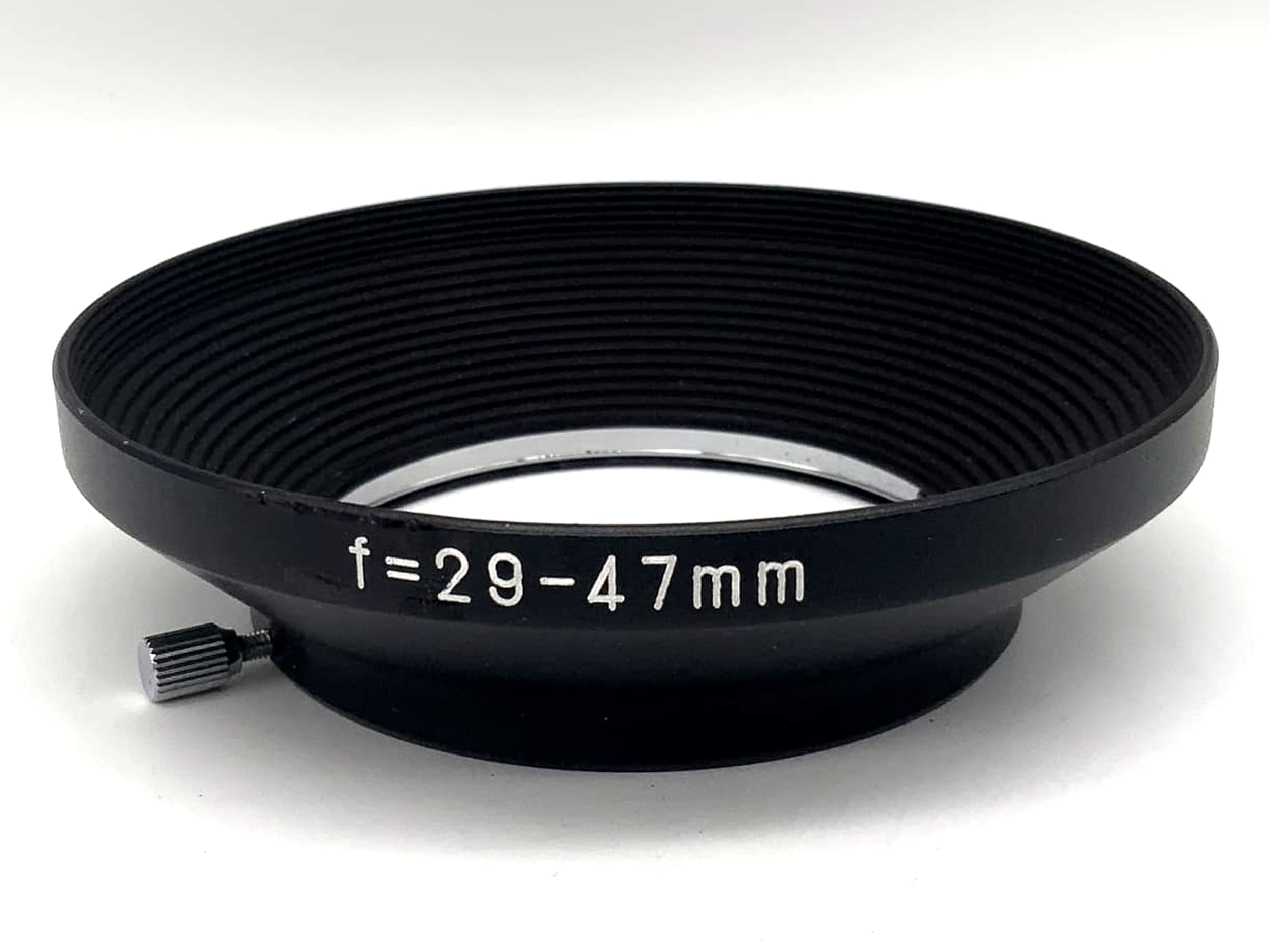 Fujica f=29-47mm metal lens hood