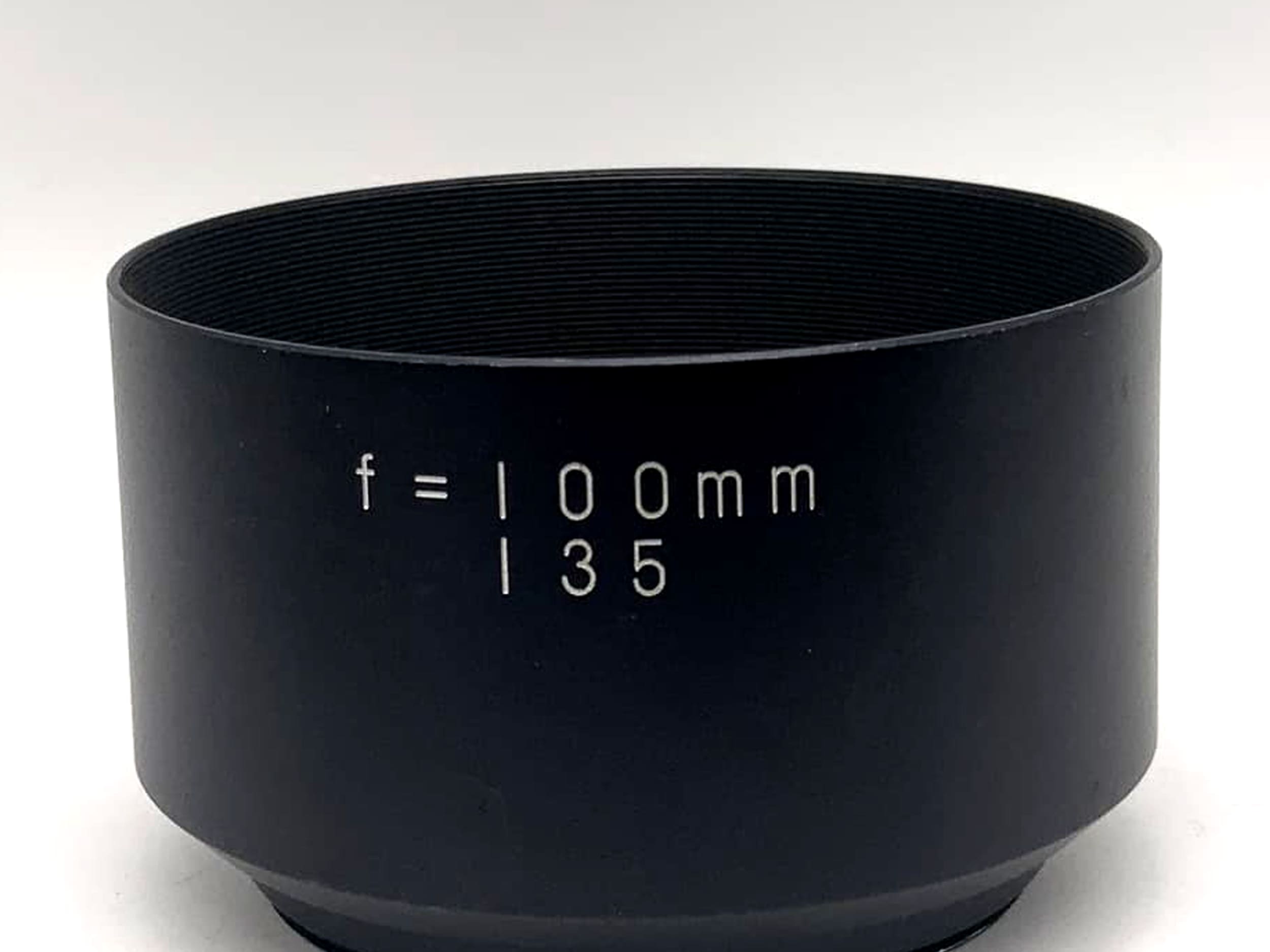 Lens hood for Fujica f=100mm 135mm /3.5, metal, sunshade