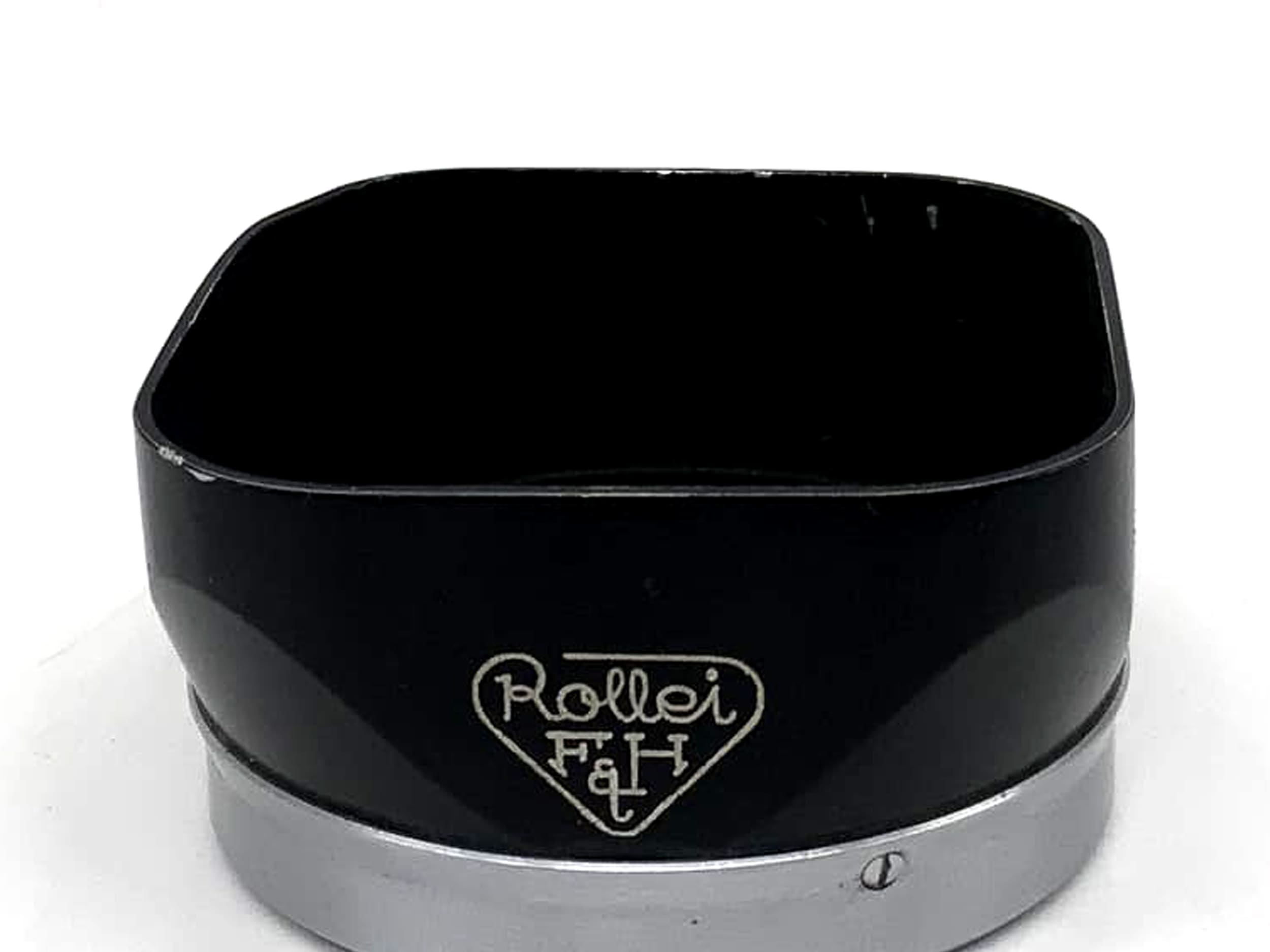 Pare-soleil Rollei F&amp;H, env. 38 mm, monture à baïonnette Rolleiflex I, pare-soleil