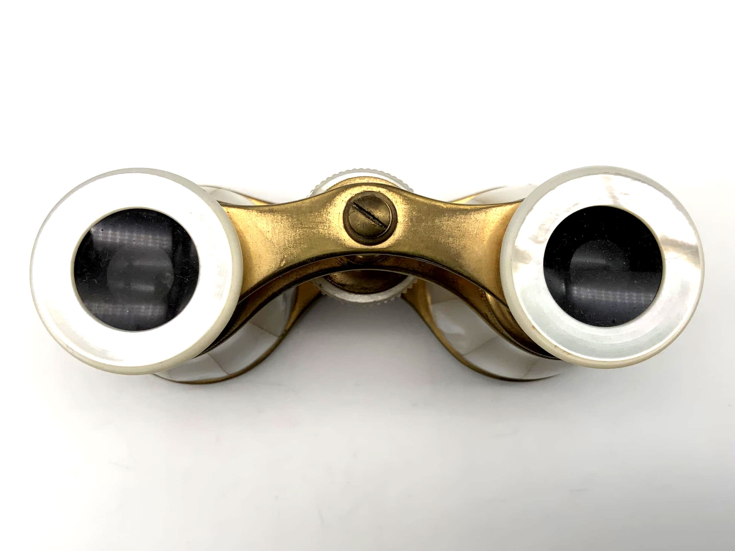 Jumelles Busch, jumelles de théâtre, or nacré, jumelles à prisme, lunettes de terrain
