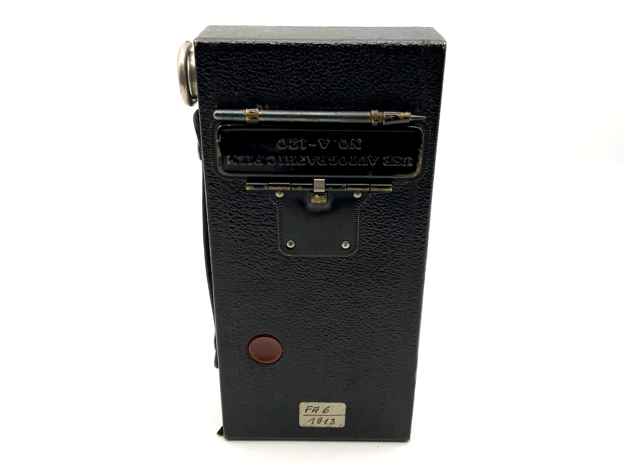 Kodak plate camera with lens, roll film 120 No. 2 Folding Autographic Brownie