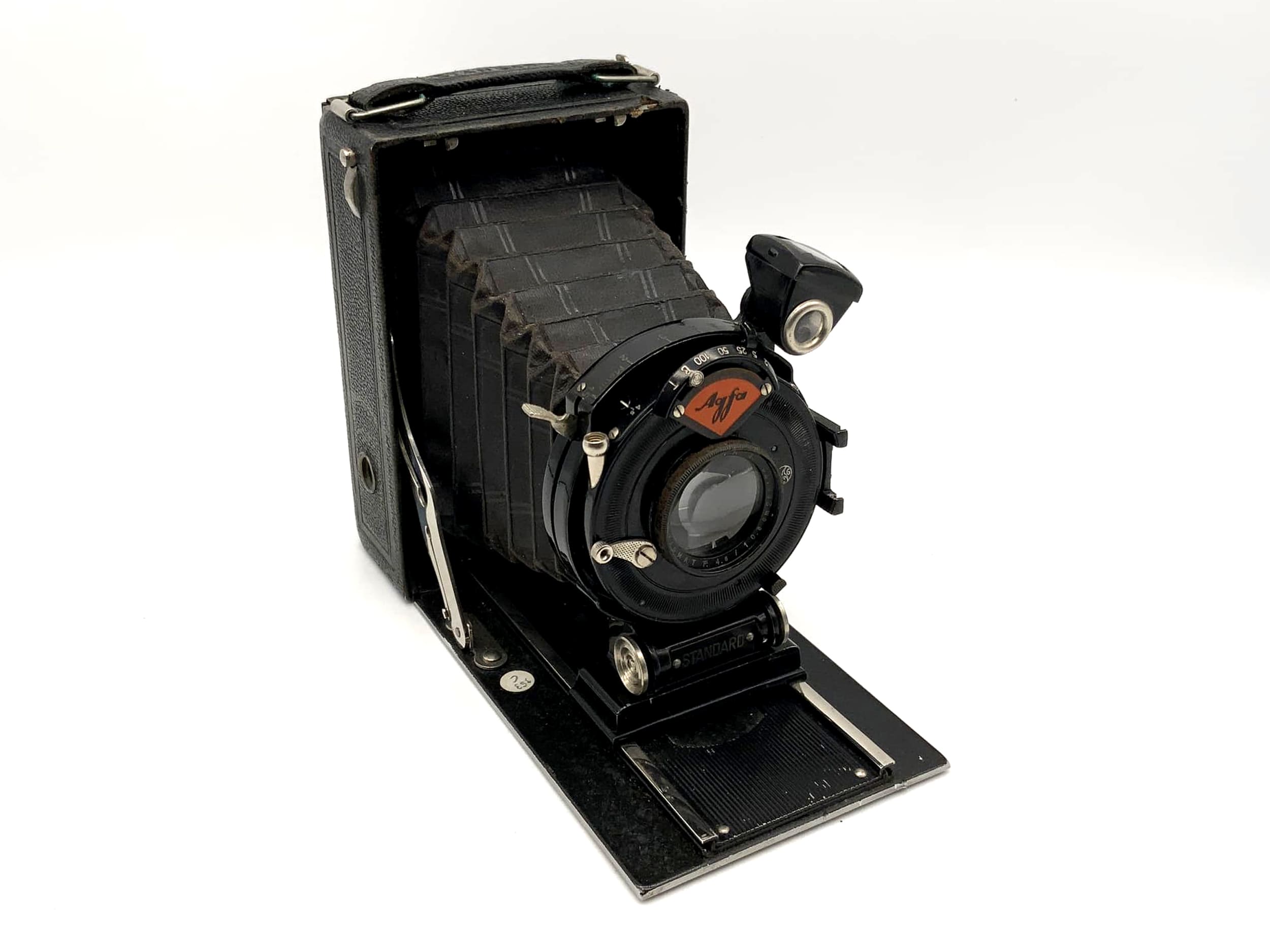 Appareil photo à plaques Agfa avec objectif Anastigmat F 4.5 / 10.5cm, format 6x9 standard