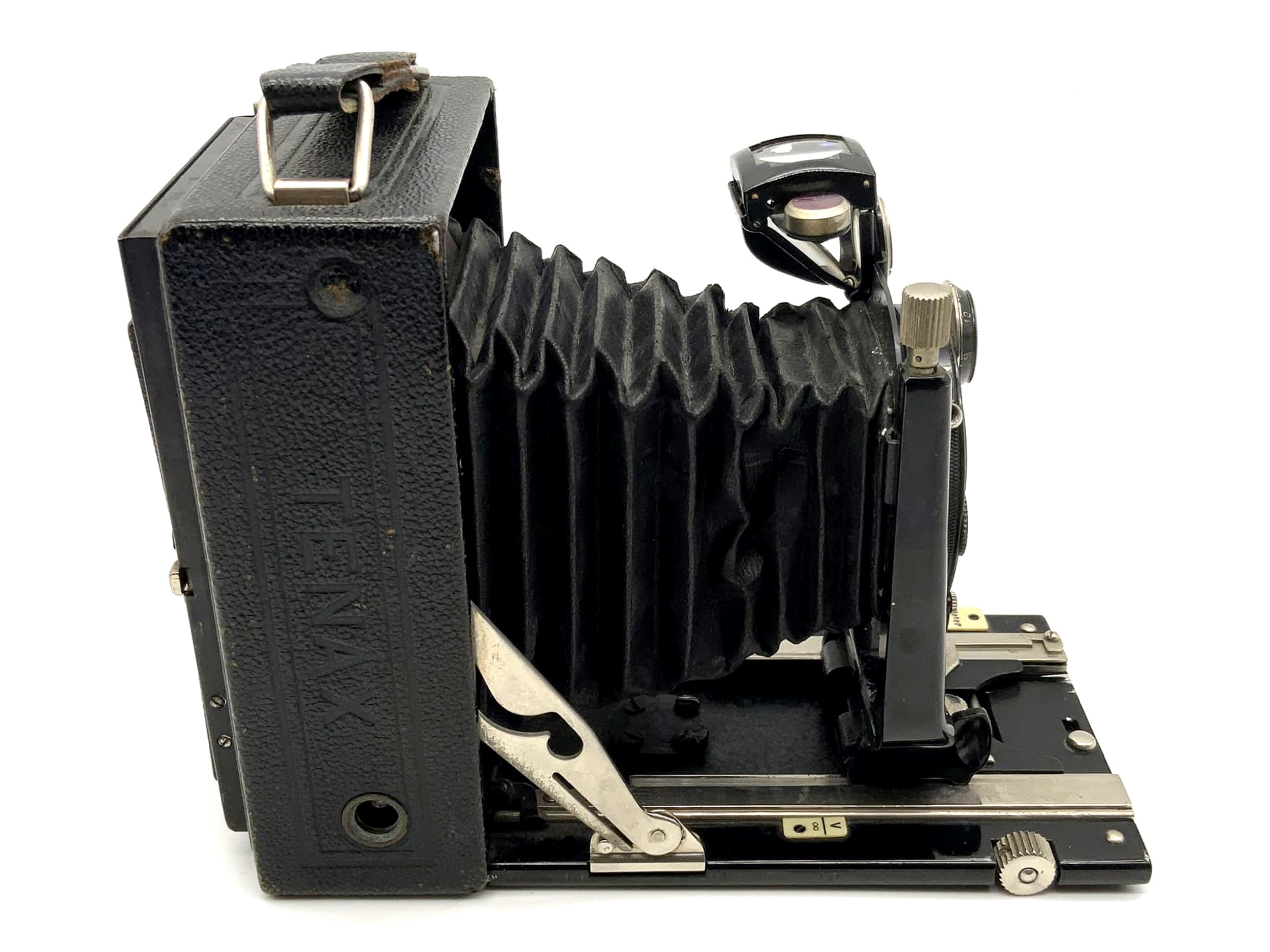 Appareil photo à plaques Goerz avec objectif Tenastigmat 1:6.3 F=12cm 6x9 Tenax Compur