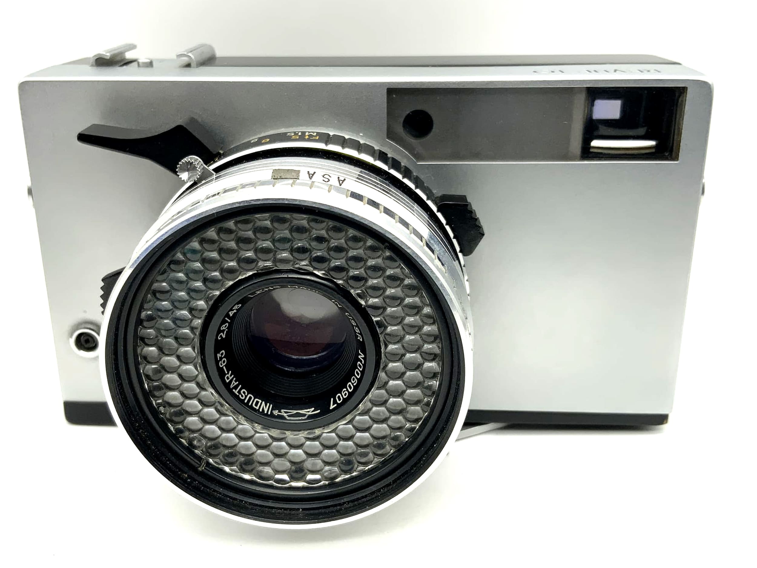 Appareil photo Revue 10 à visée directe avec objectif analogique Industar-63 2.8/45, fabriqué en URSS