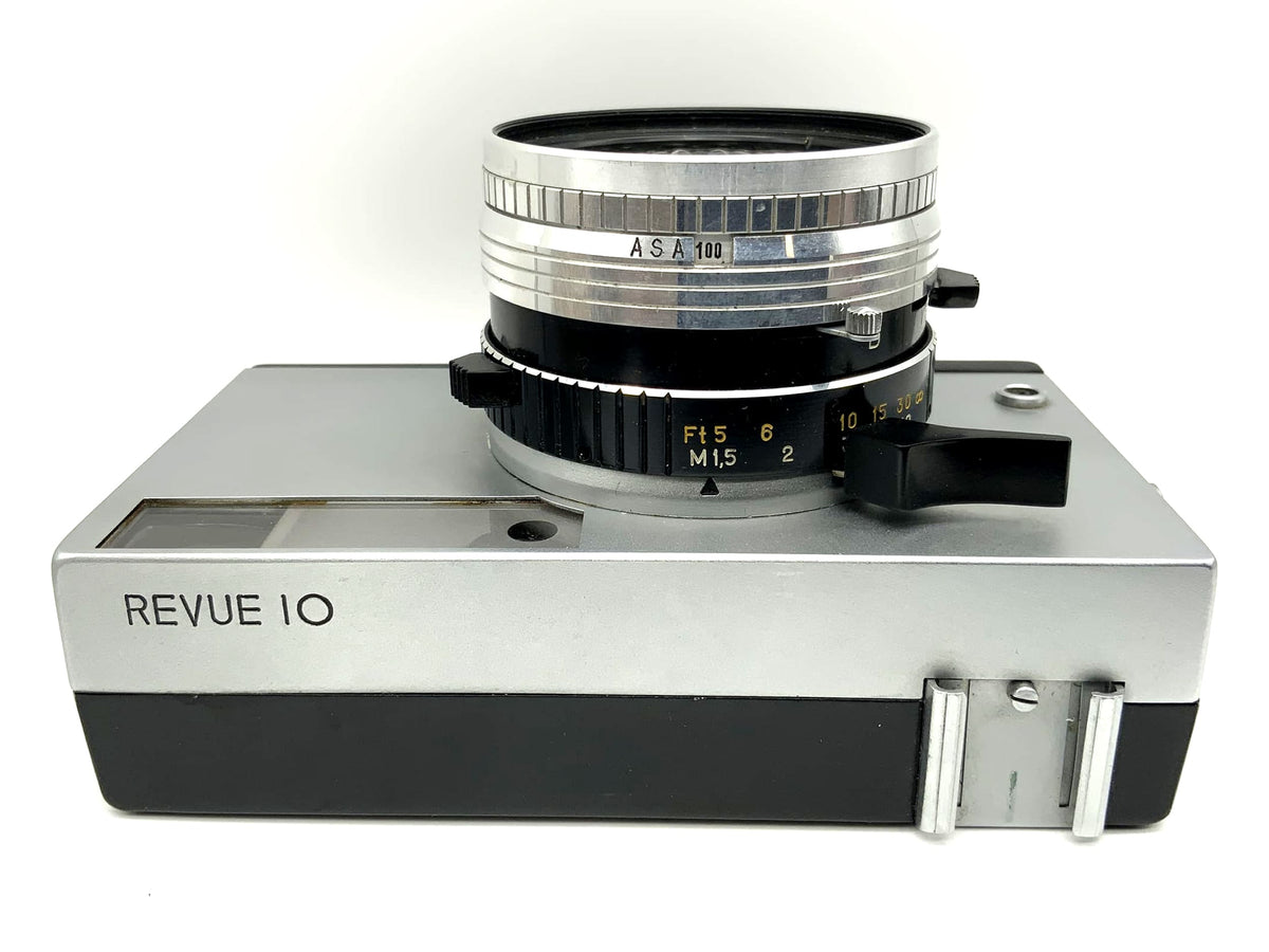 Appareil photo Revue 10 à visée directe avec objectif analogique Industar-63 2.8/45, fabriqué en URSS