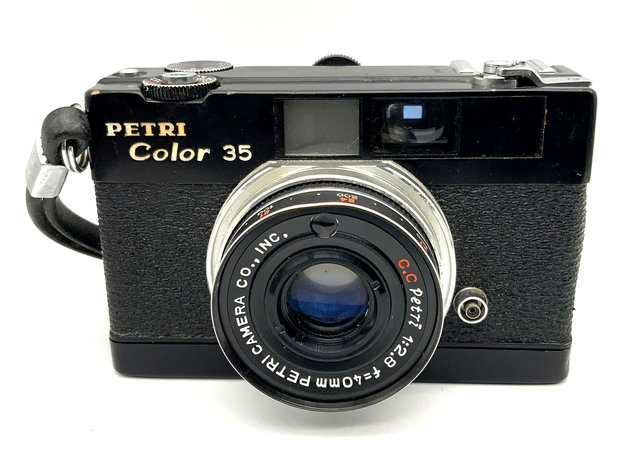 Appareil photo Petri Color 35 à viseur avec objectif cc 1:2.8 f=40mm, argentique, noir
