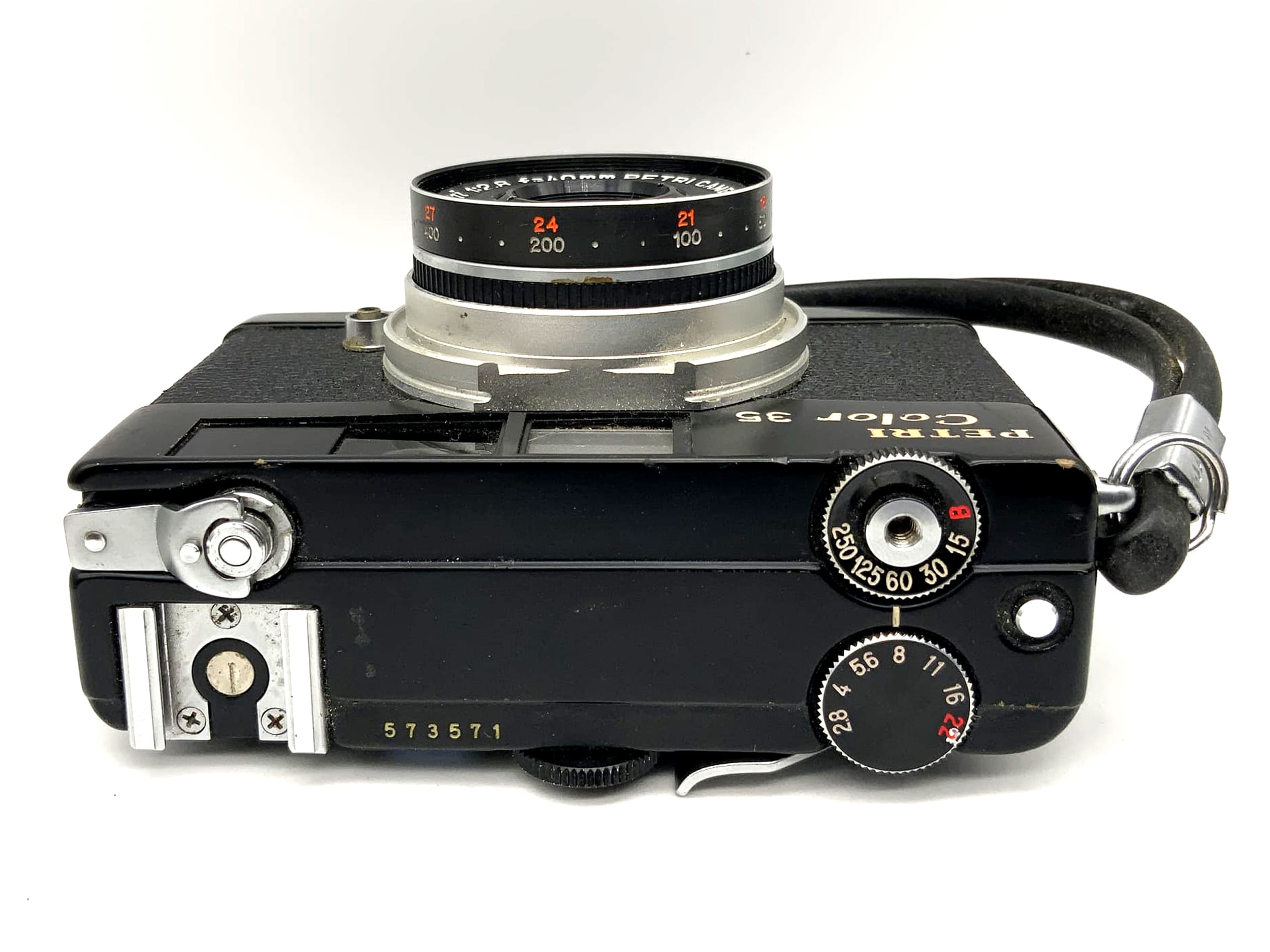 Appareil photo Petri Color 35 à viseur avec objectif cc 1:2.8 f=40mm, argentique, noir
