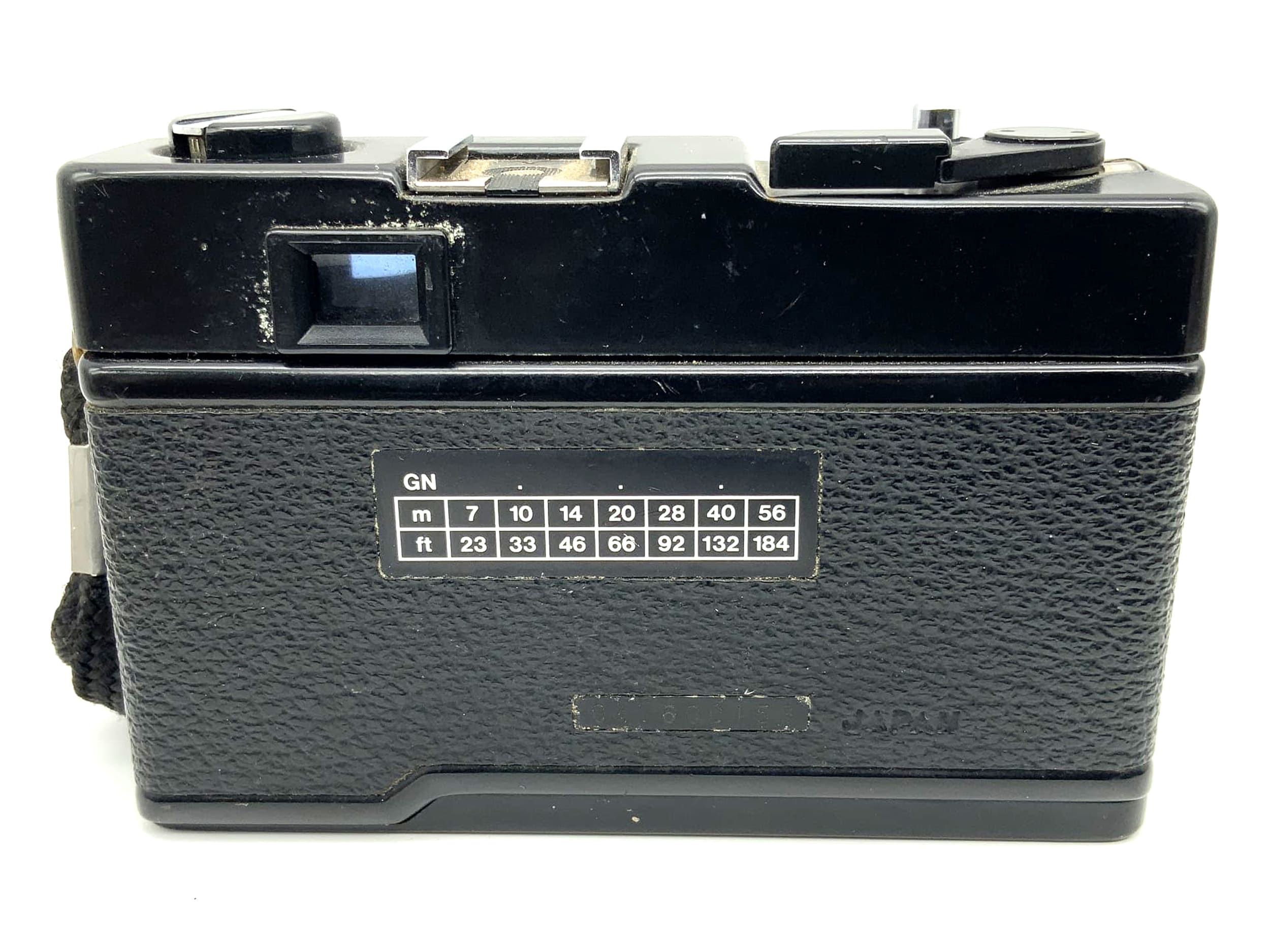 Appareil photo argentique Vivitar 35ES à visée directe, avec objectif automatique 40 mm f/1,7, noir.