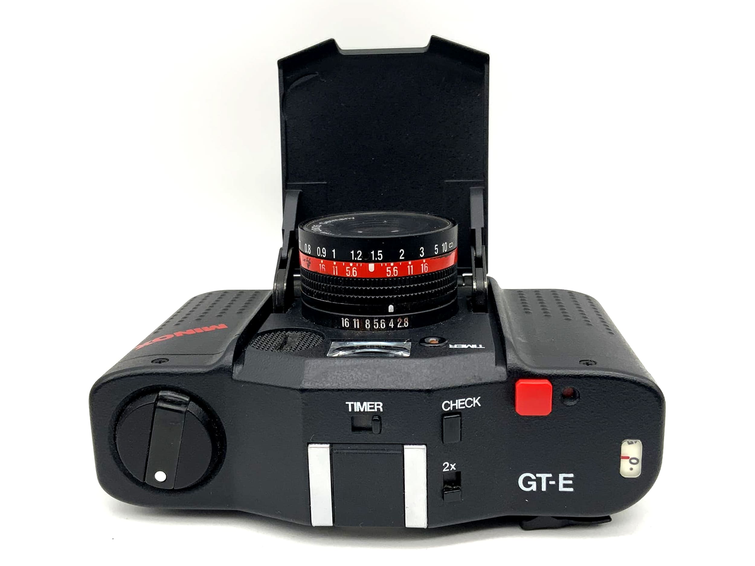 Appareil photo Minox GT-E à visée directe avec carte MC Minoxar 2.8/35, appareil photo argentique compact