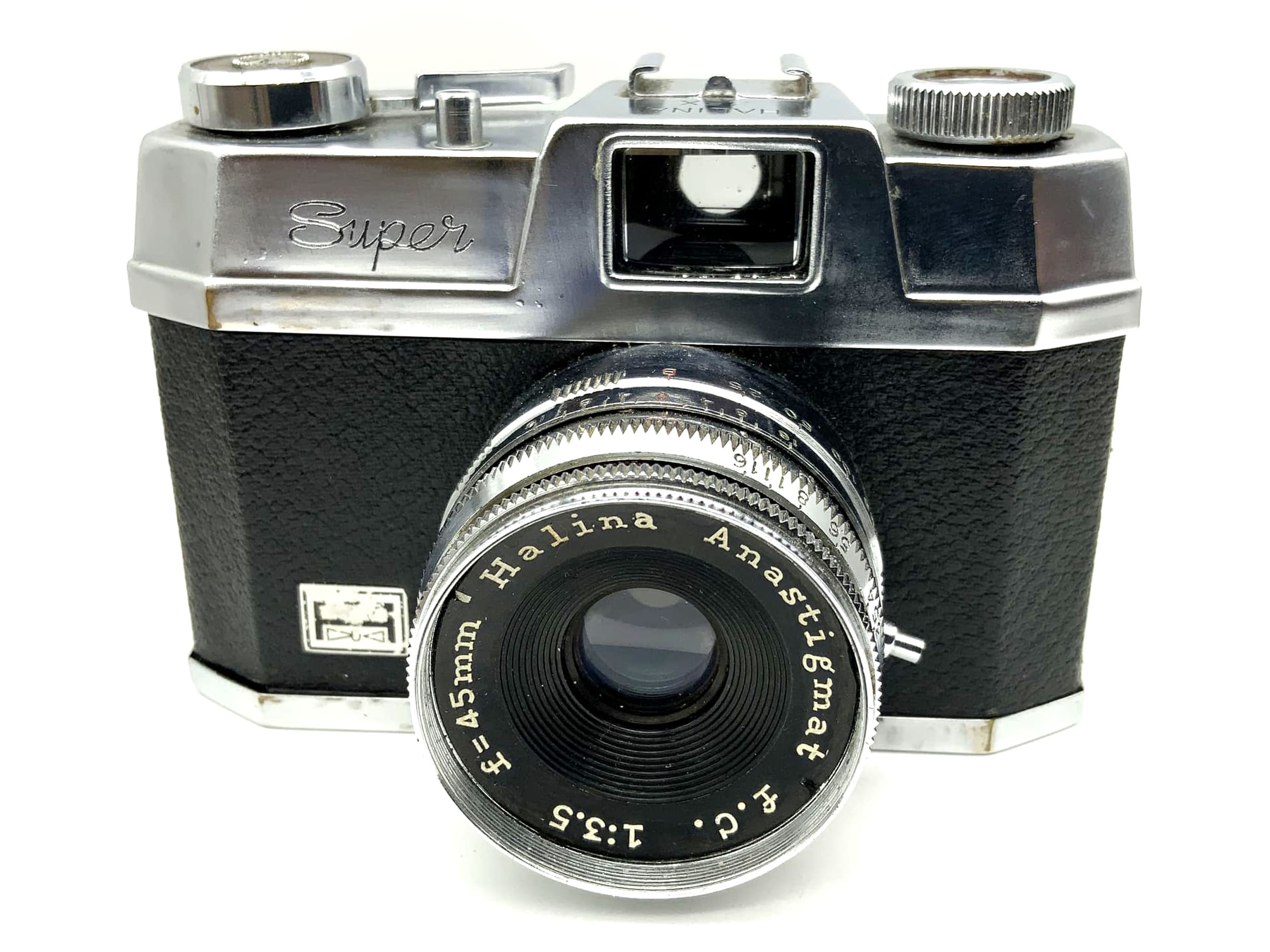 Halina 35x super viewfinder camera with Anastigmat fc 1:3.5 45mm analog camera